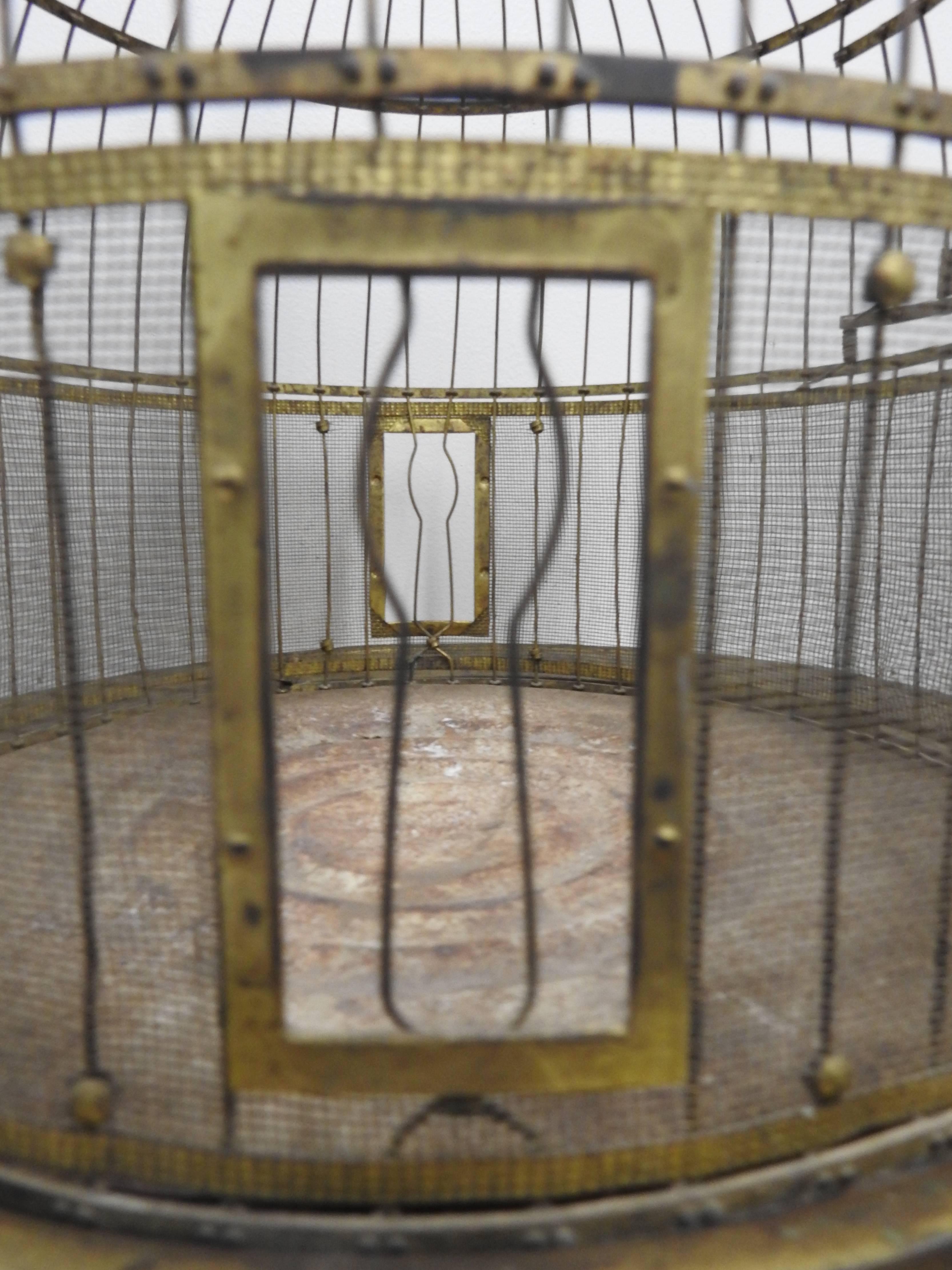 Hendryx Art Deco Brass Bird Cage at 1stDibs hendryx bird cage