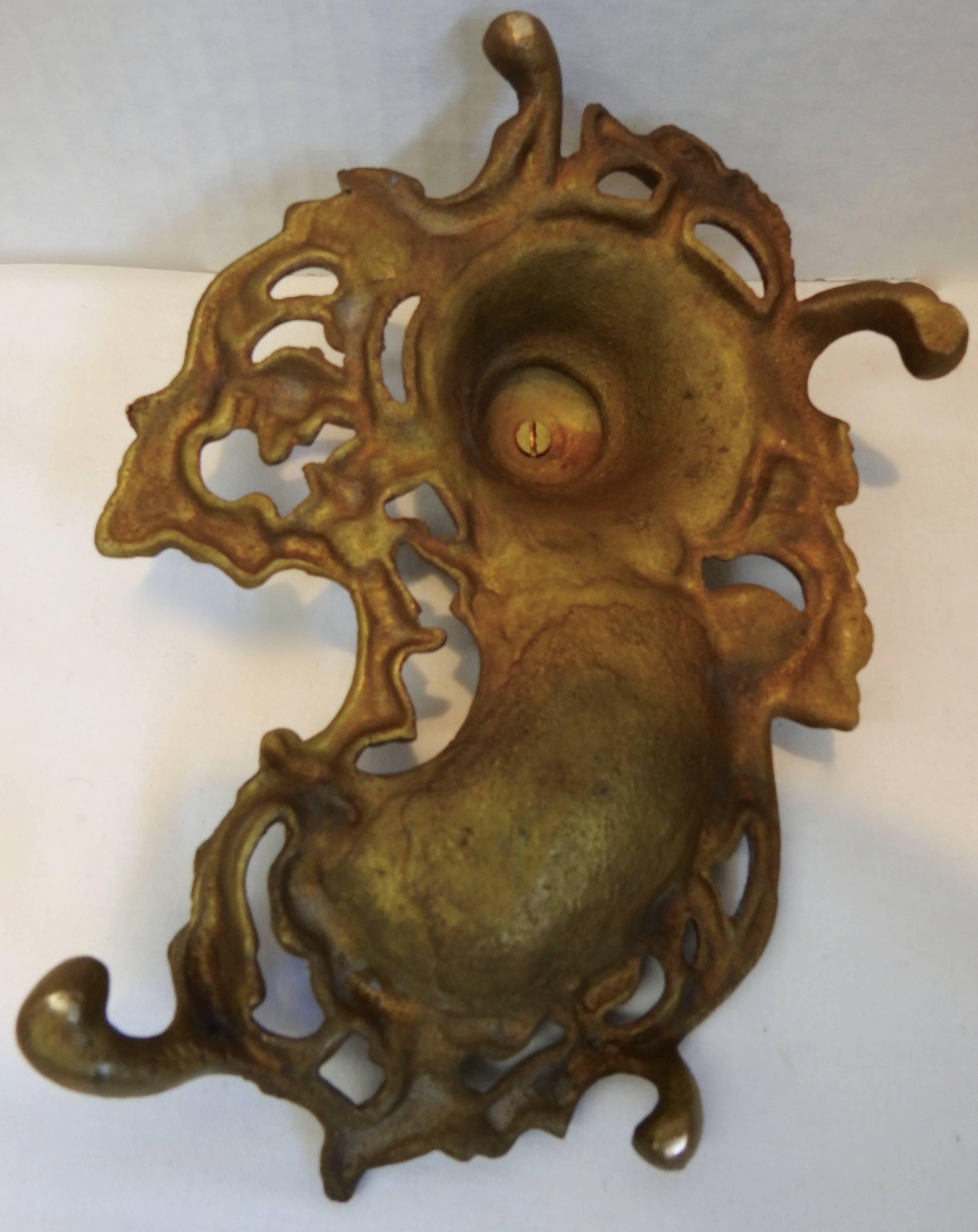 20th Century Bronze Ink Well Art Nouveau For Sale