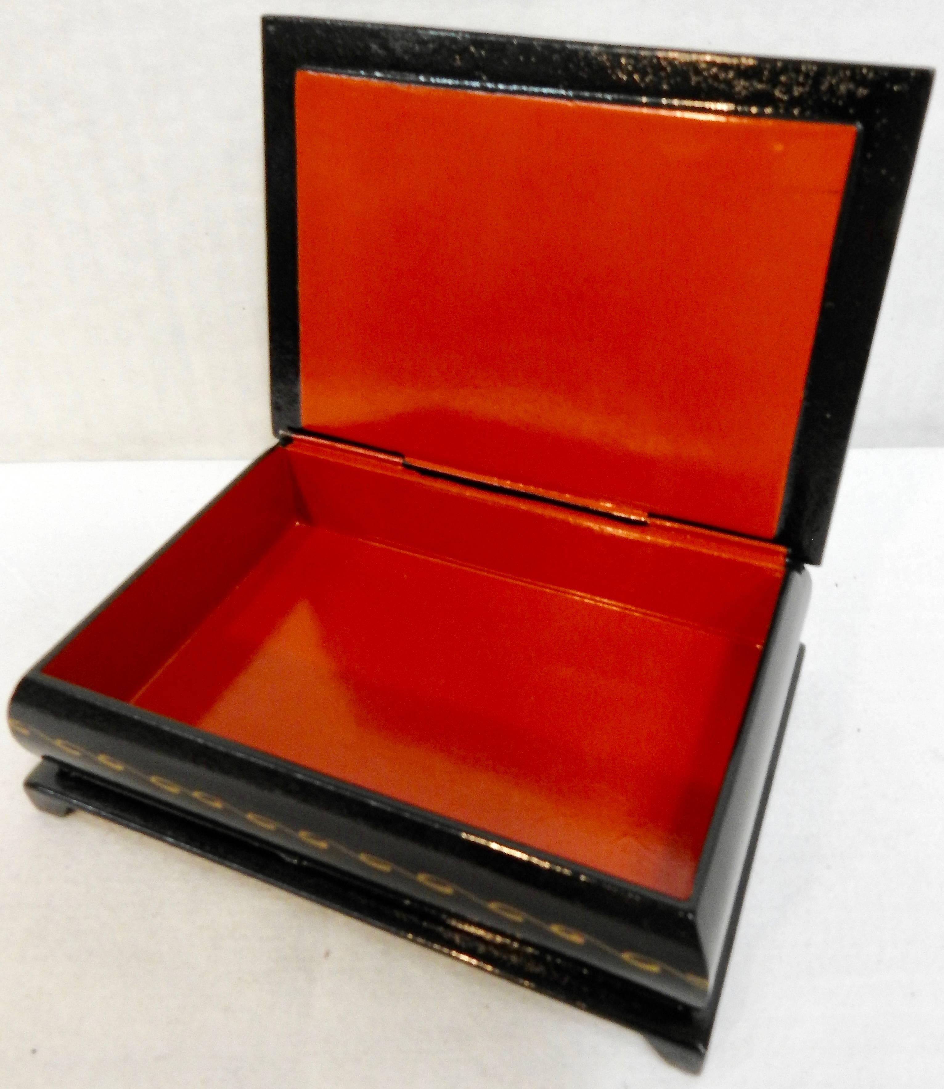 20th Century Cathedral at the Kremlin Russian Lacquer Box For Sale