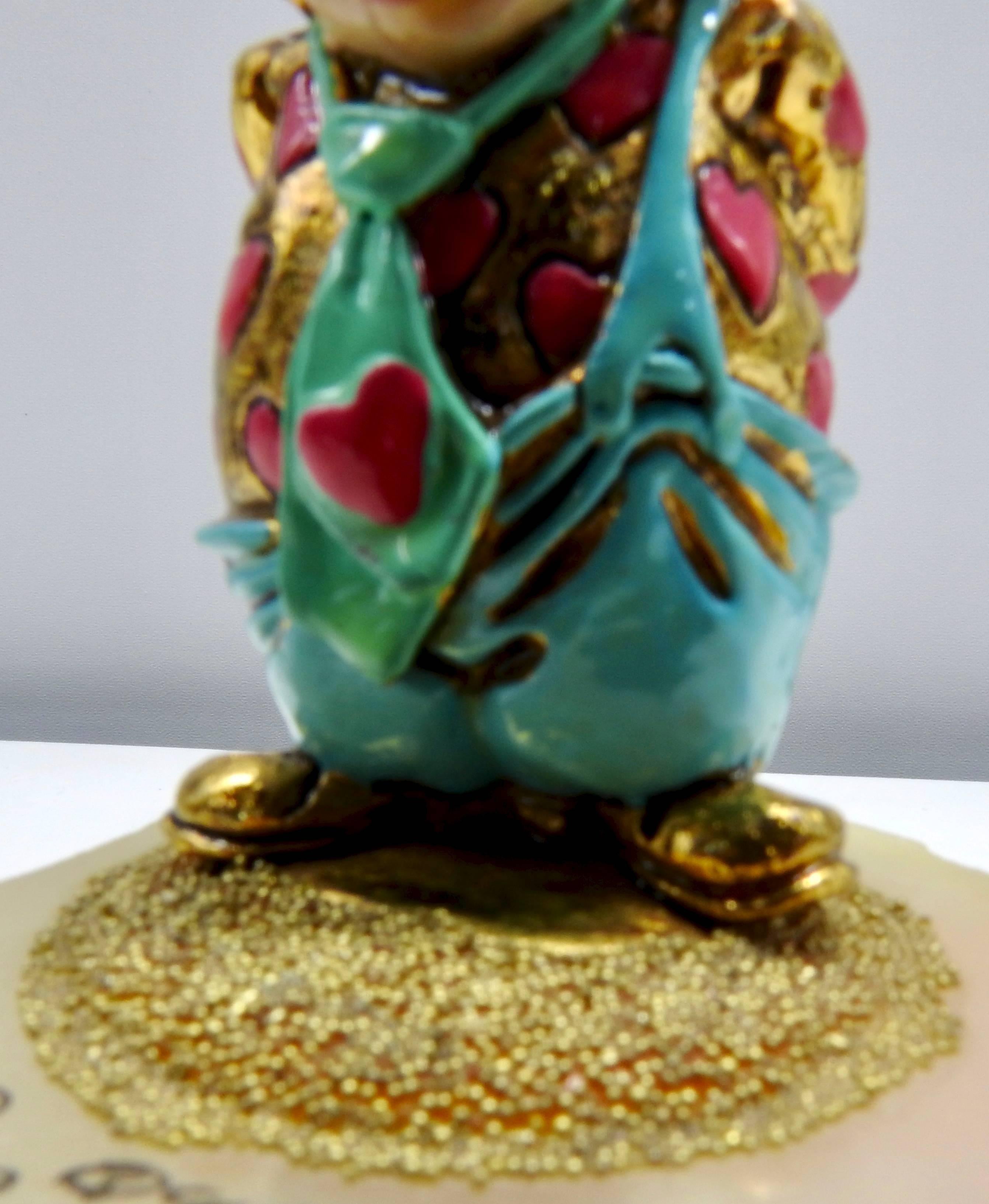 Valentines Clown by Ron Lee, 1990 In Excellent Condition In Cookeville, TN