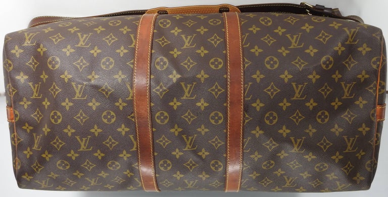 Keepall leather travel bag Louis Vuitton Brown in Leather - 35788483