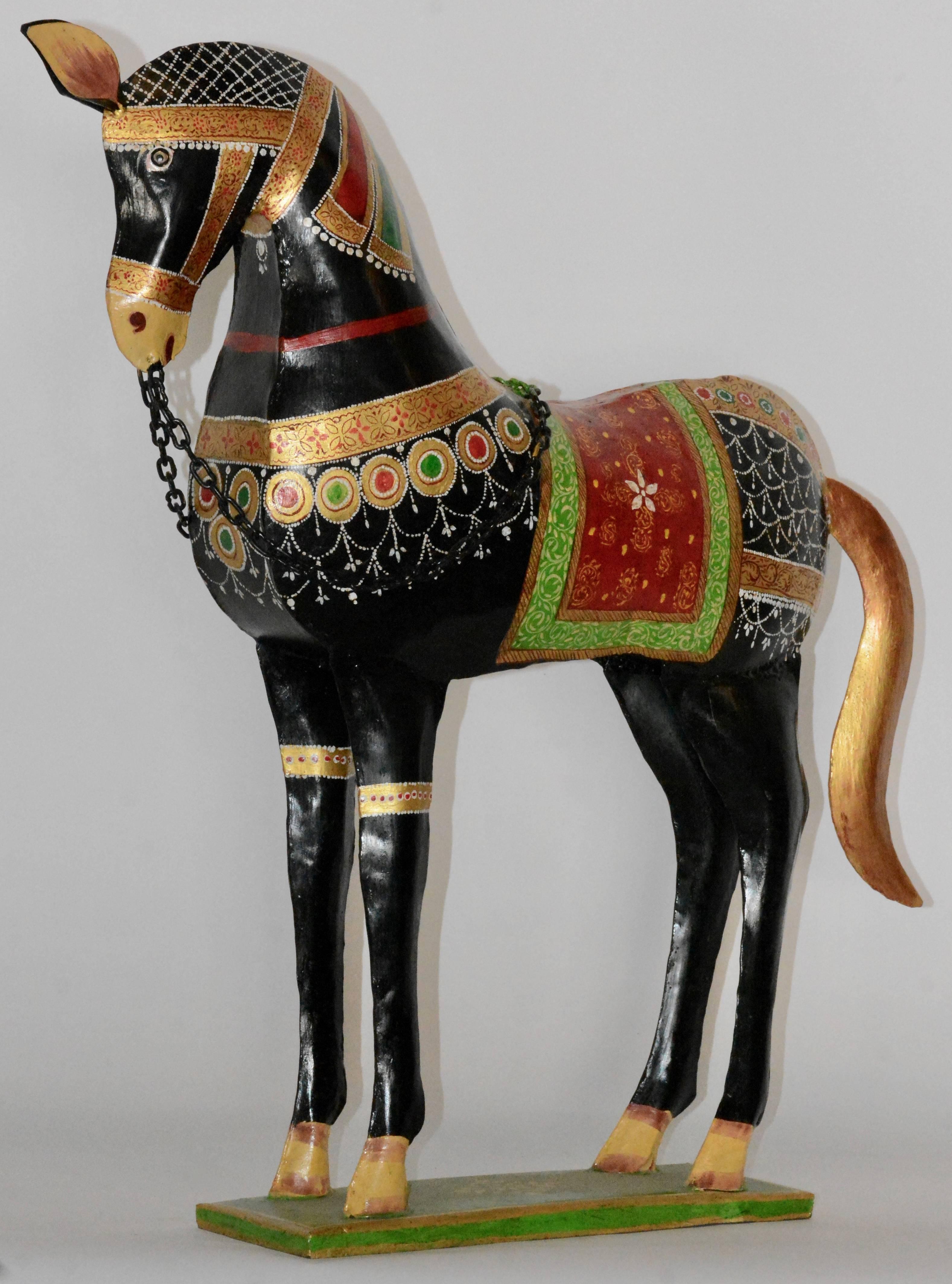 decorative metal horses