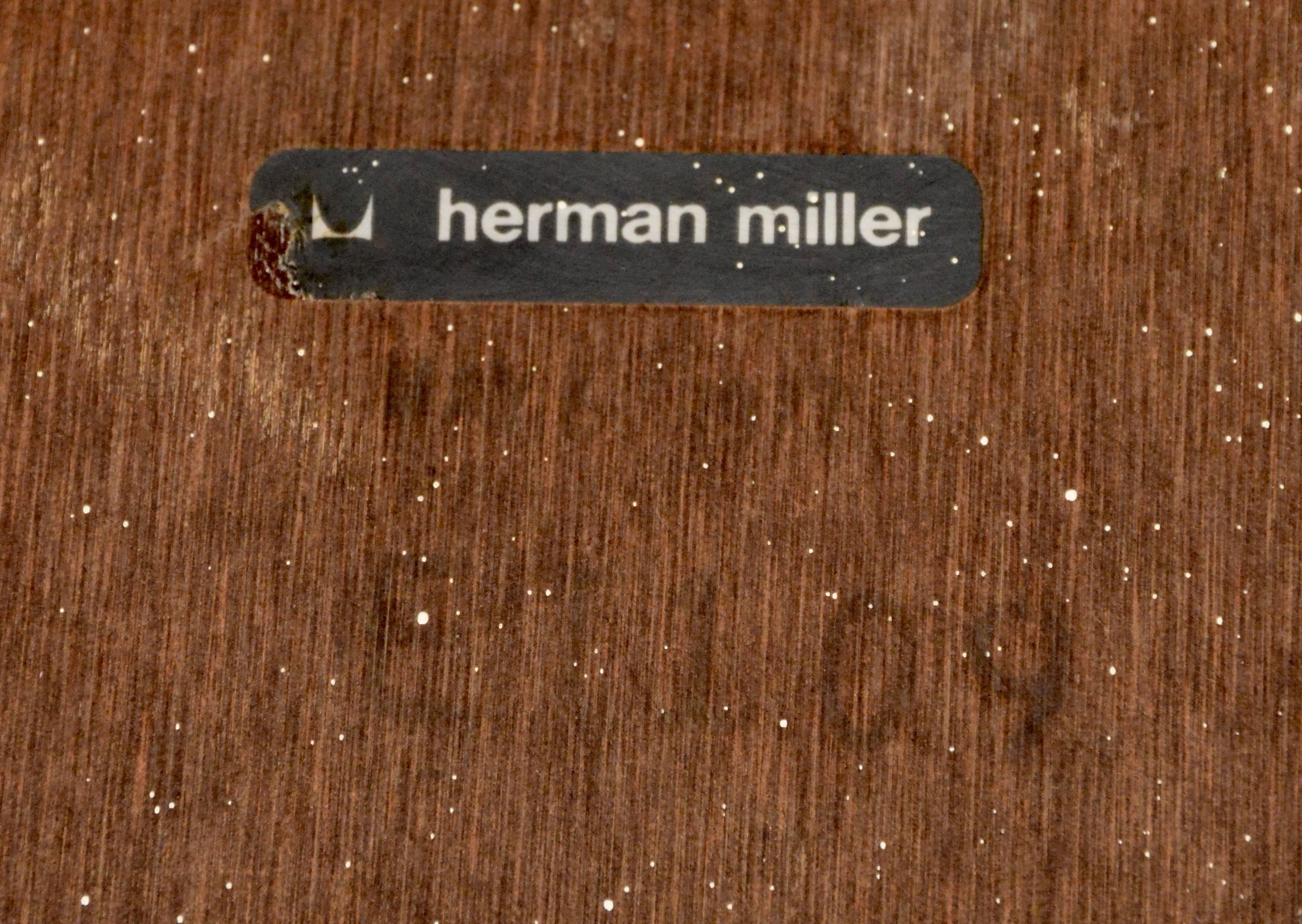 Metalwork Herman Miller Eames Aluminium Table, Midcentury