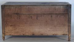 Blanket/Mule Chest with Aged Green Painted Patina Pre Civil War