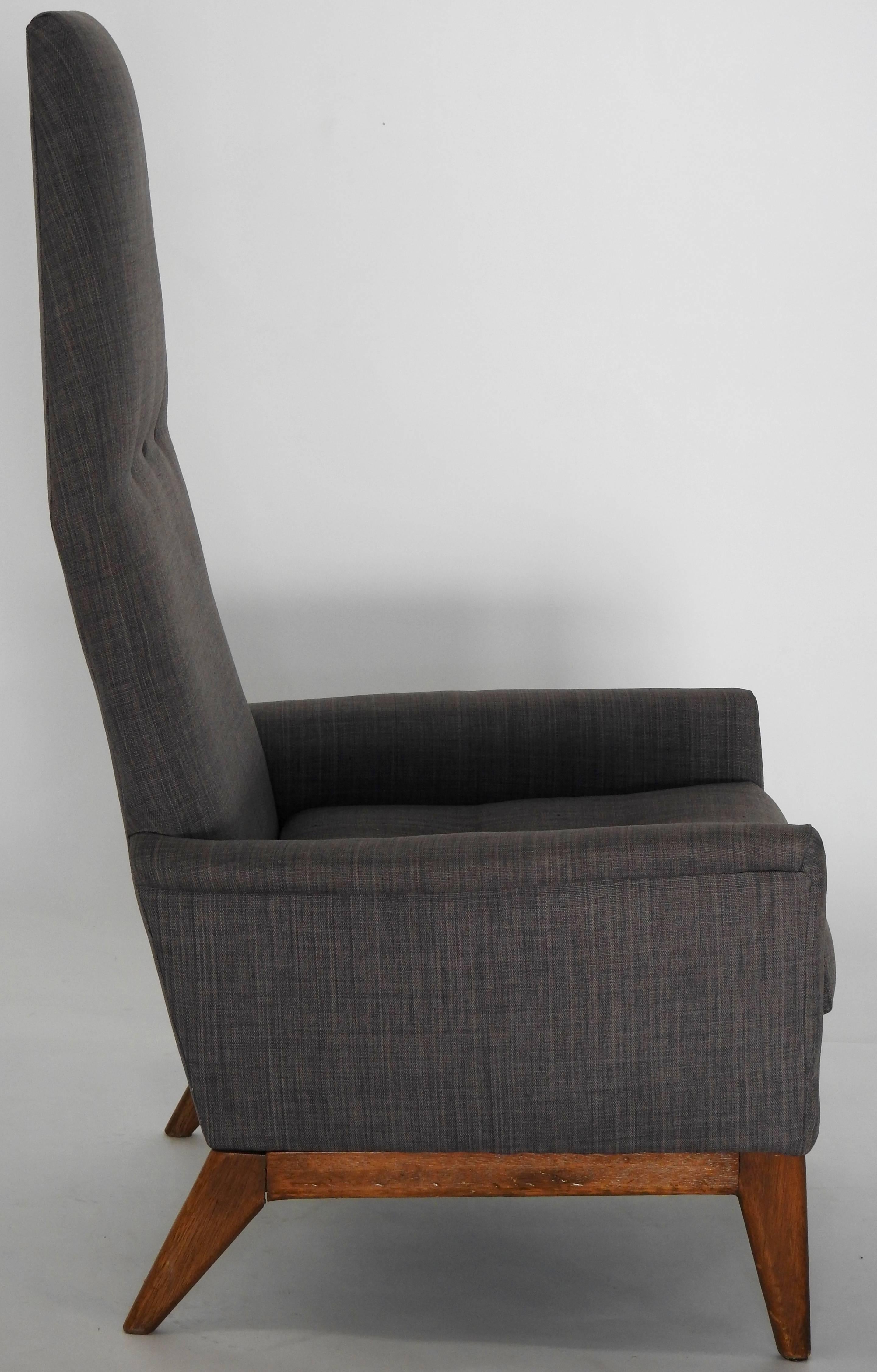 Italian Mid-Century Adrian Pearsall High-Back Lounge Chair