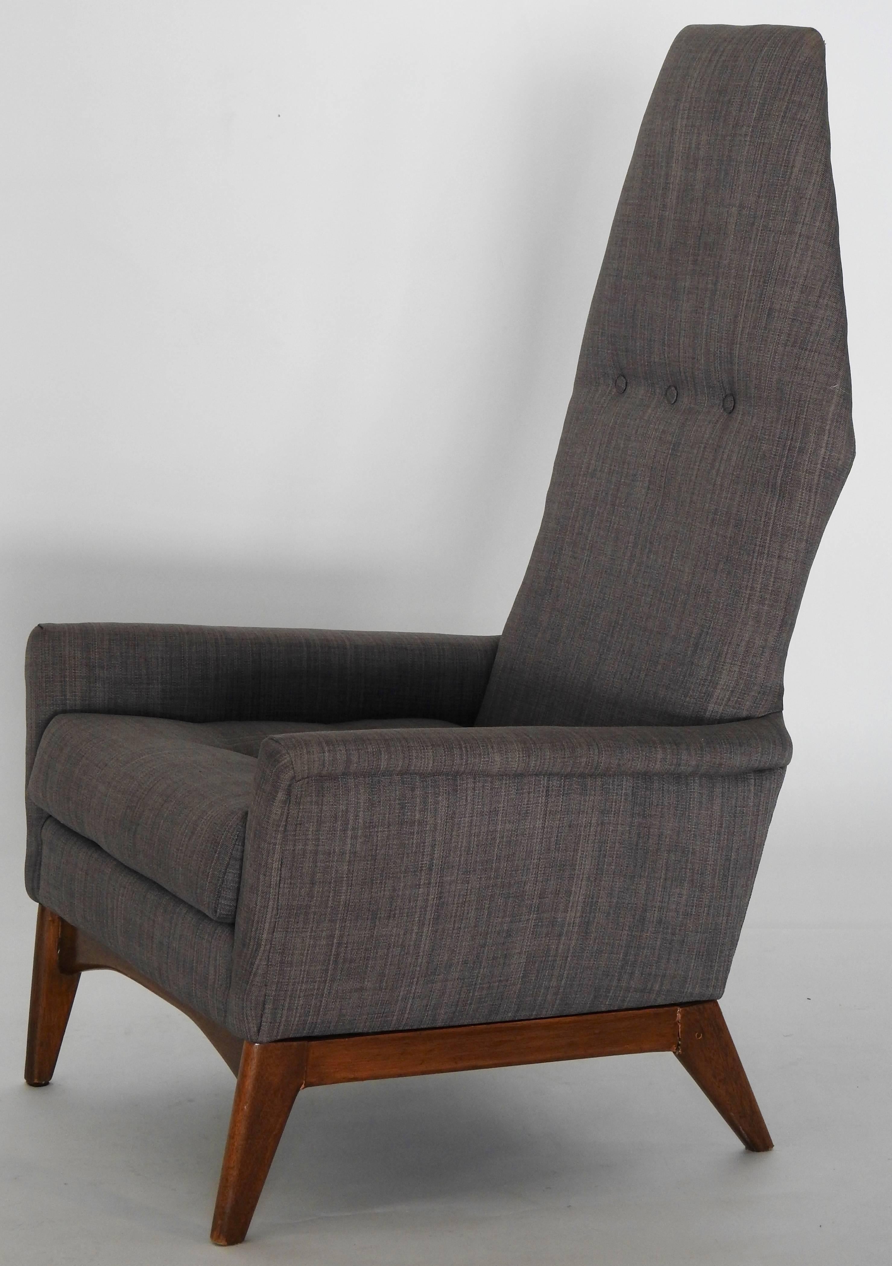20th Century Mid-Century Adrian Pearsall High-Back Lounge Chair