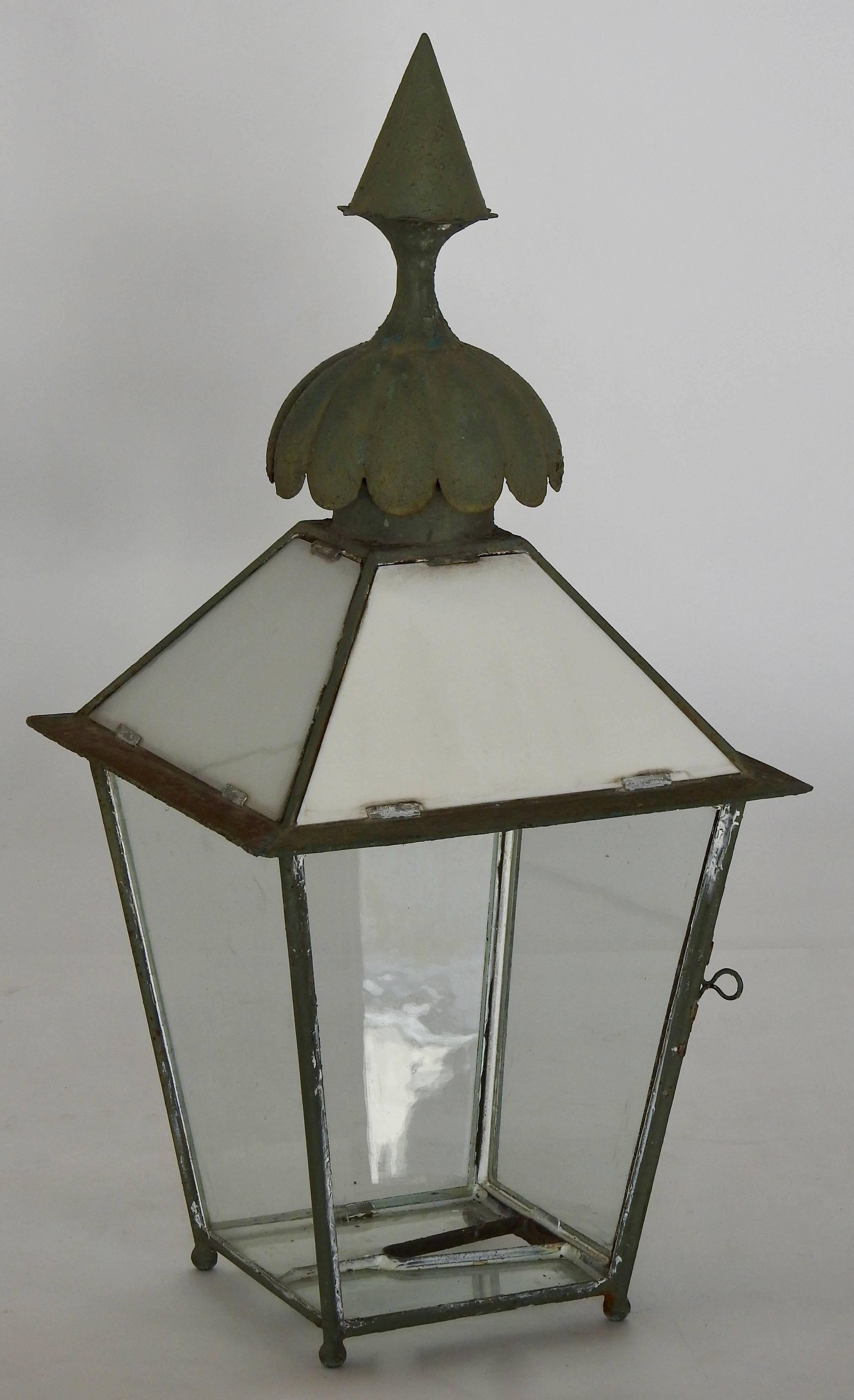 French 19th Century Pair of Victorian Gasolier Lanterns 