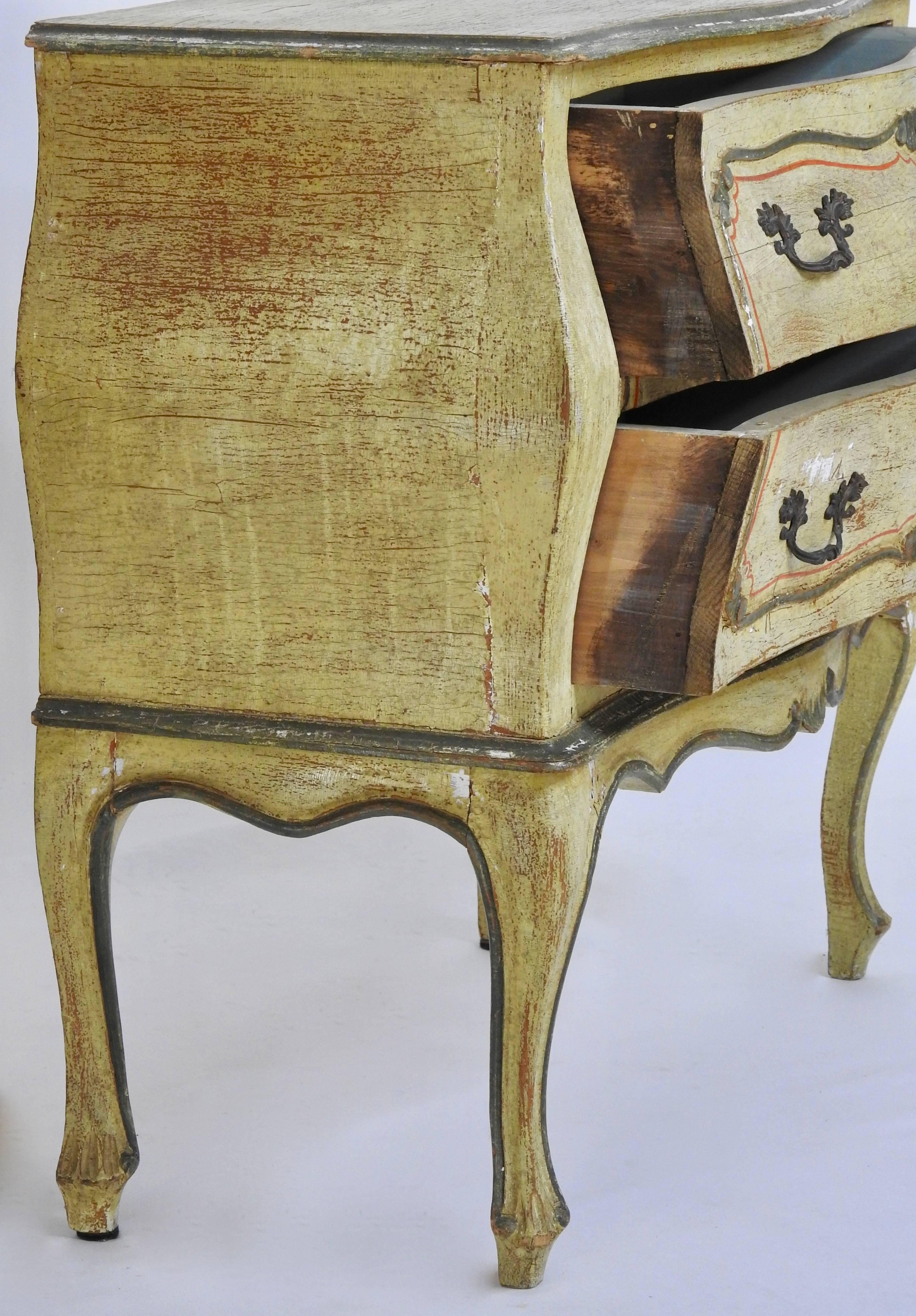 Pair of Hand-Painted Italian Bombay Chests 2