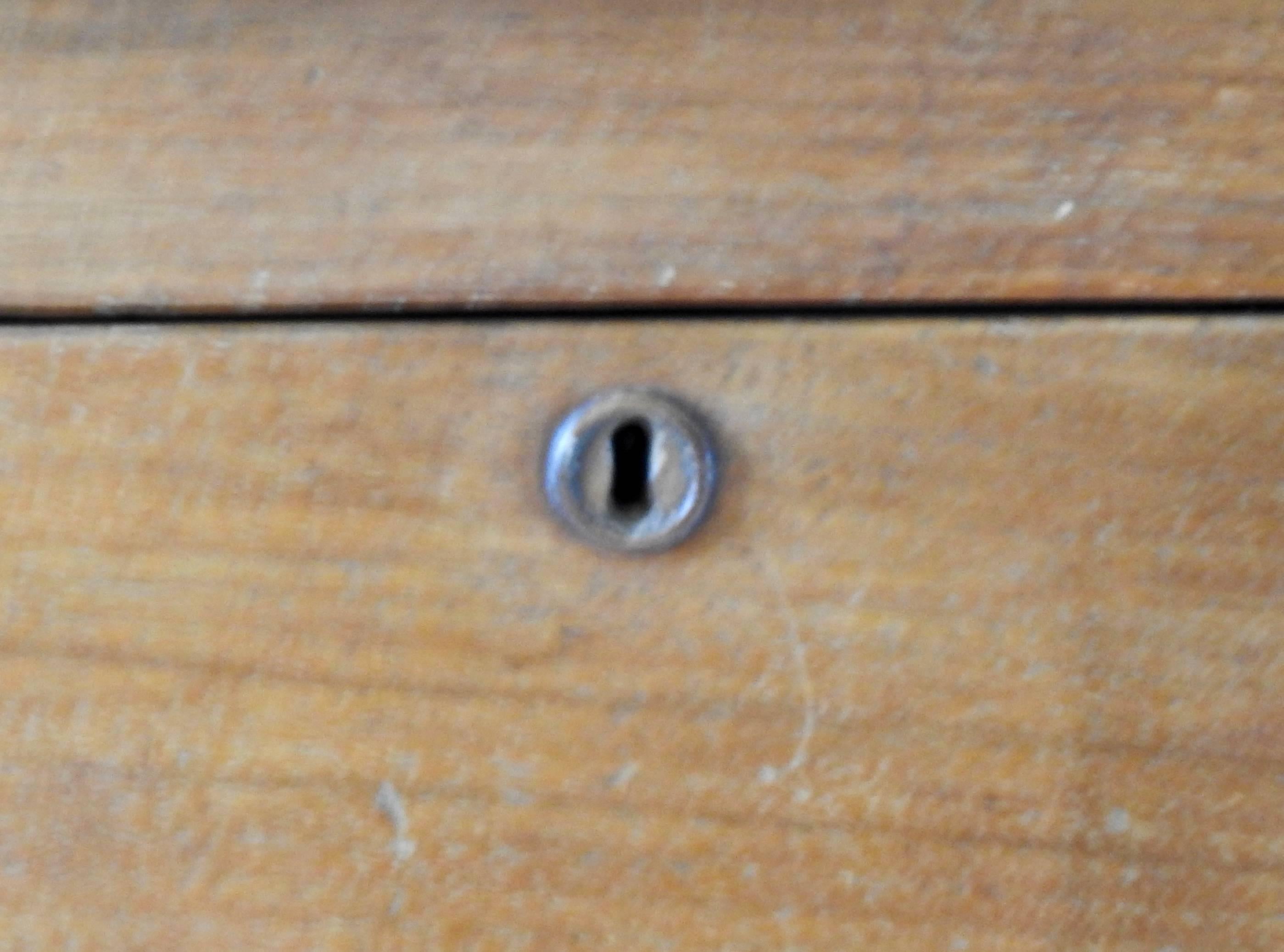 19th Century Cherrywood Chest In Good Condition In Cookeville, TN