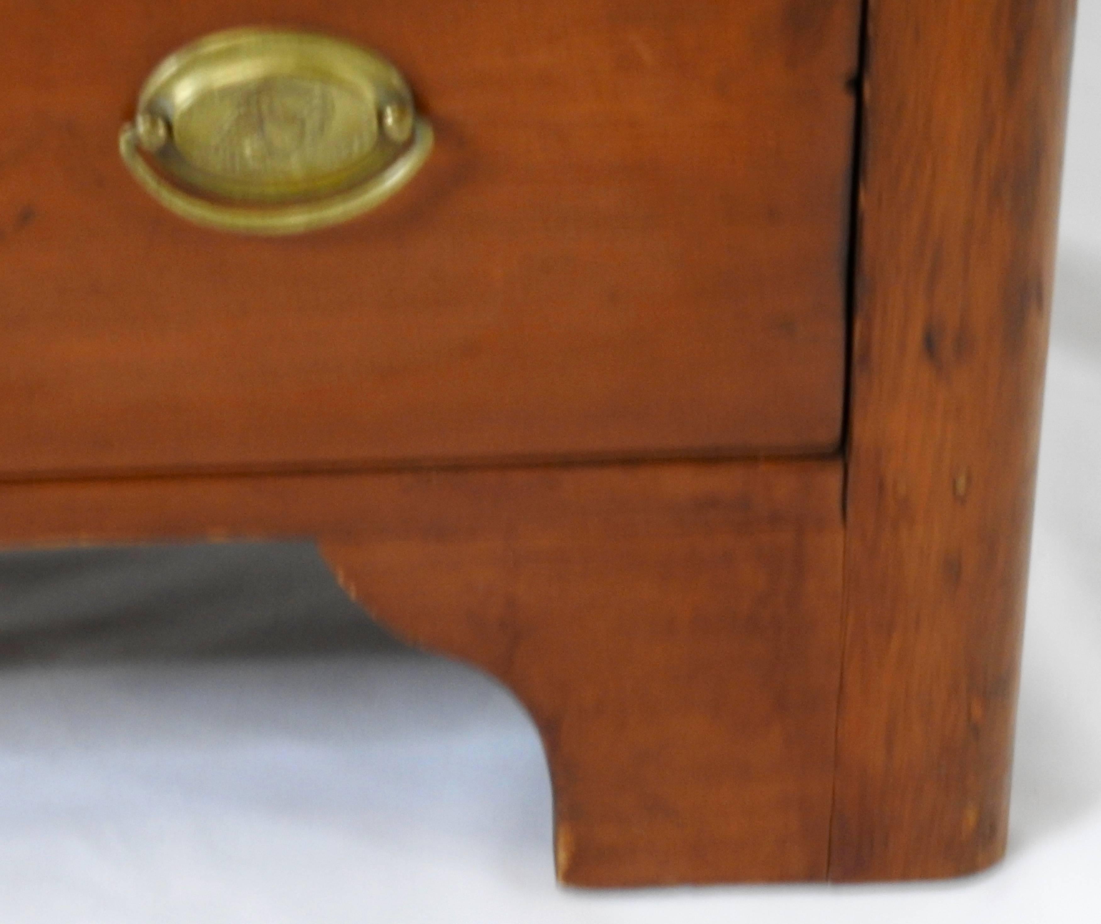 Hand-Crafted 19th Century Cherrywood Federal Chest