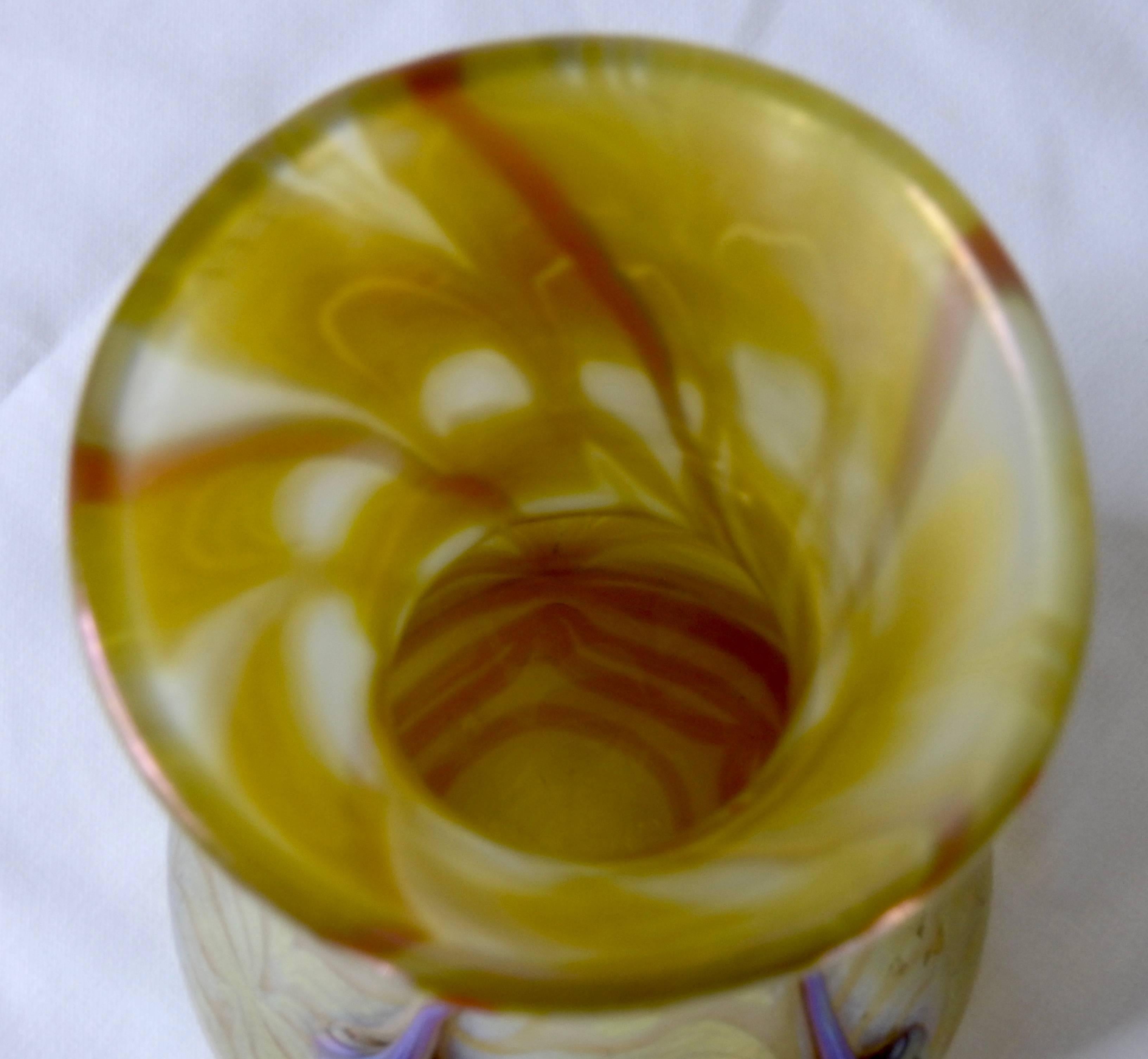 20th Century Loetz Phaenomen Genres Austrian Vase For Sale