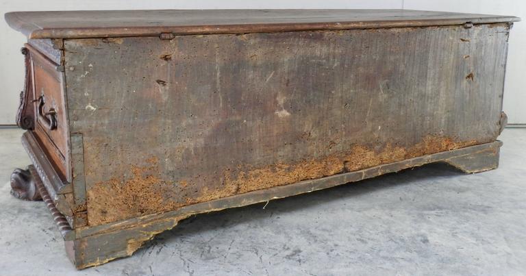 18th Century Italian Walnut Cassone at 1stDibs