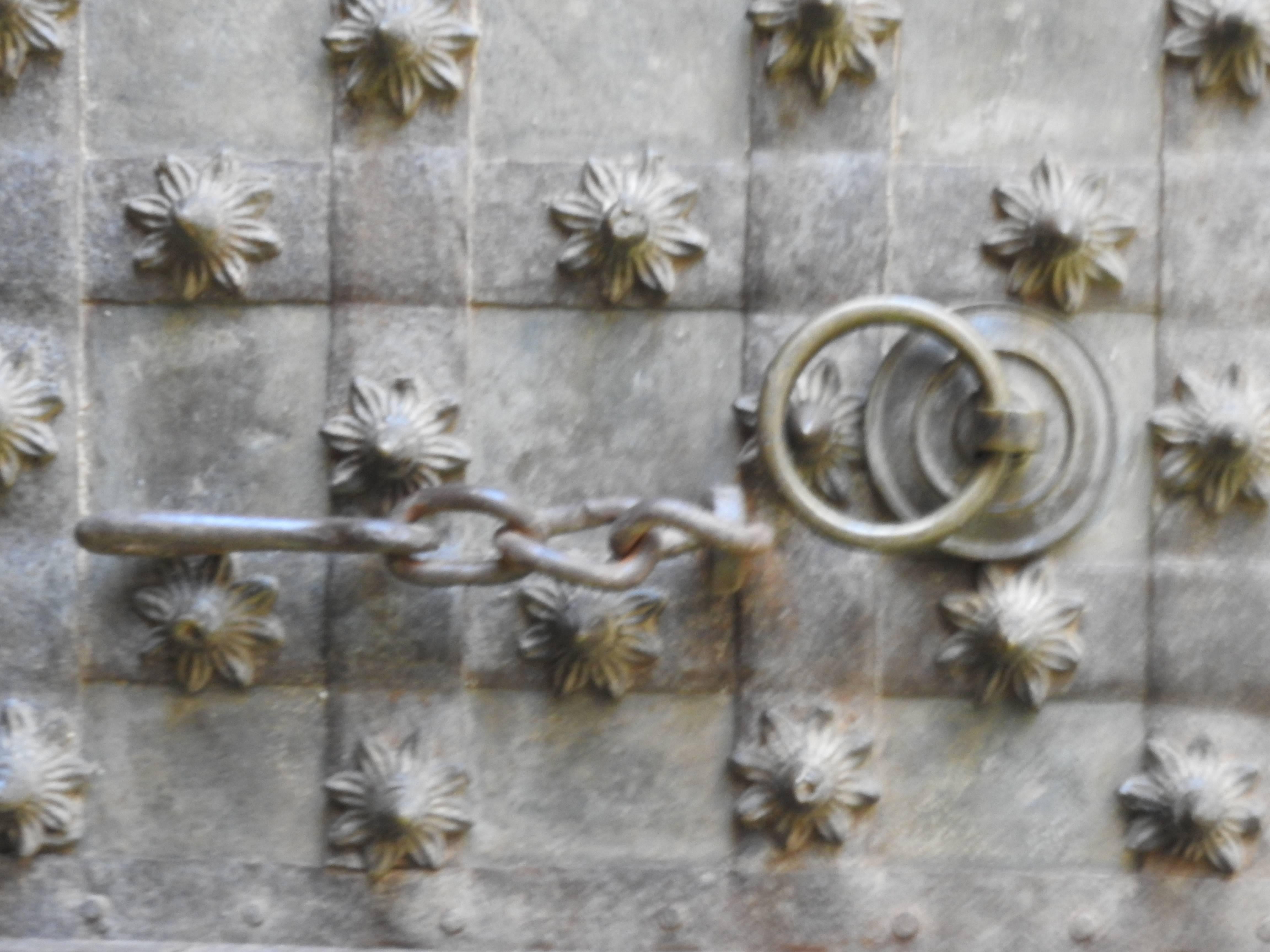 Hand-Crafted 18th Century Moorish Castle Doors