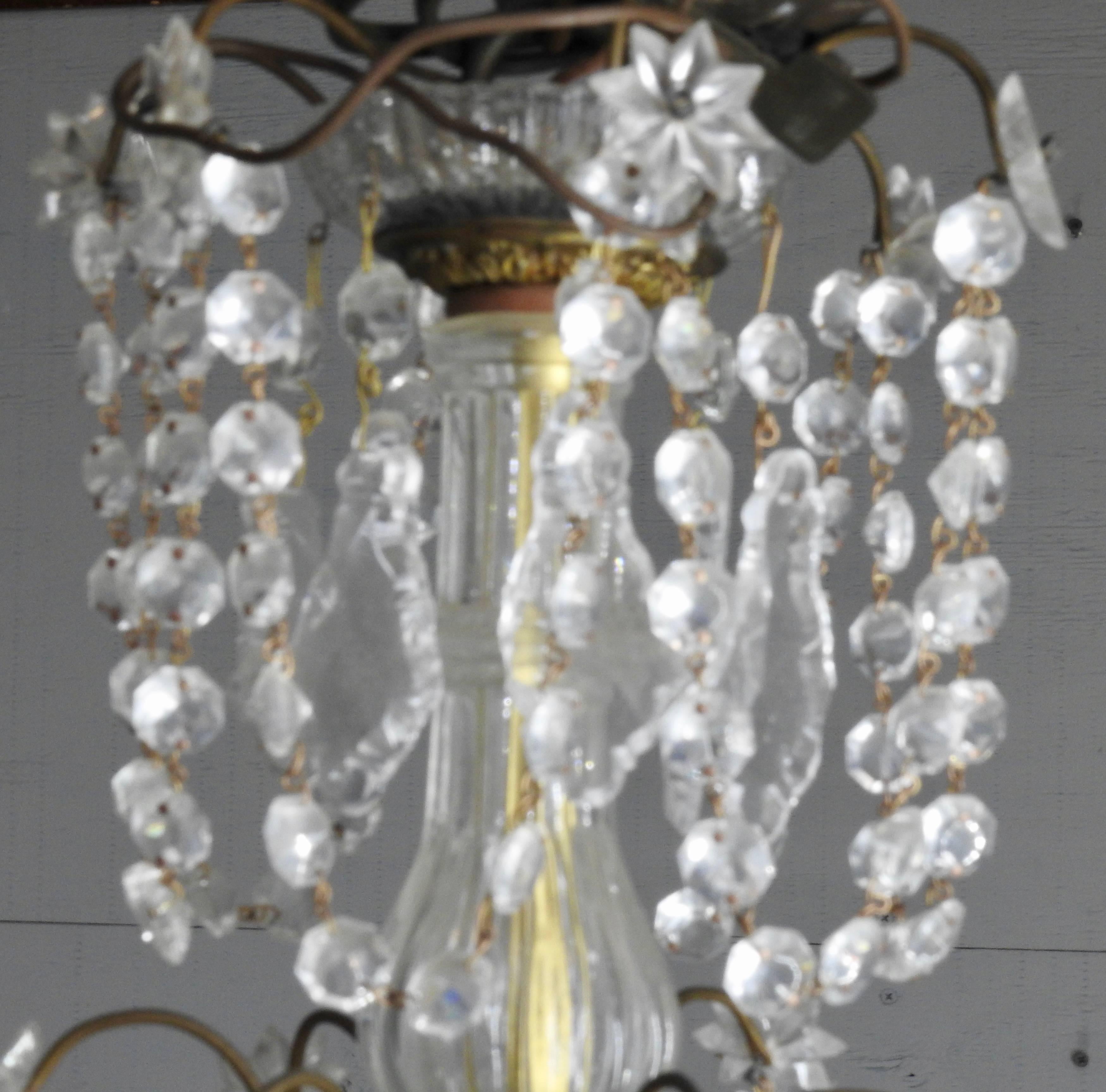 french country crystal chandelier