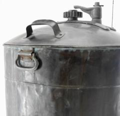 French Antique Round Copper Still, 19th Century