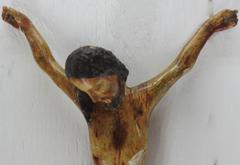 Italian Polychromed Crucifix