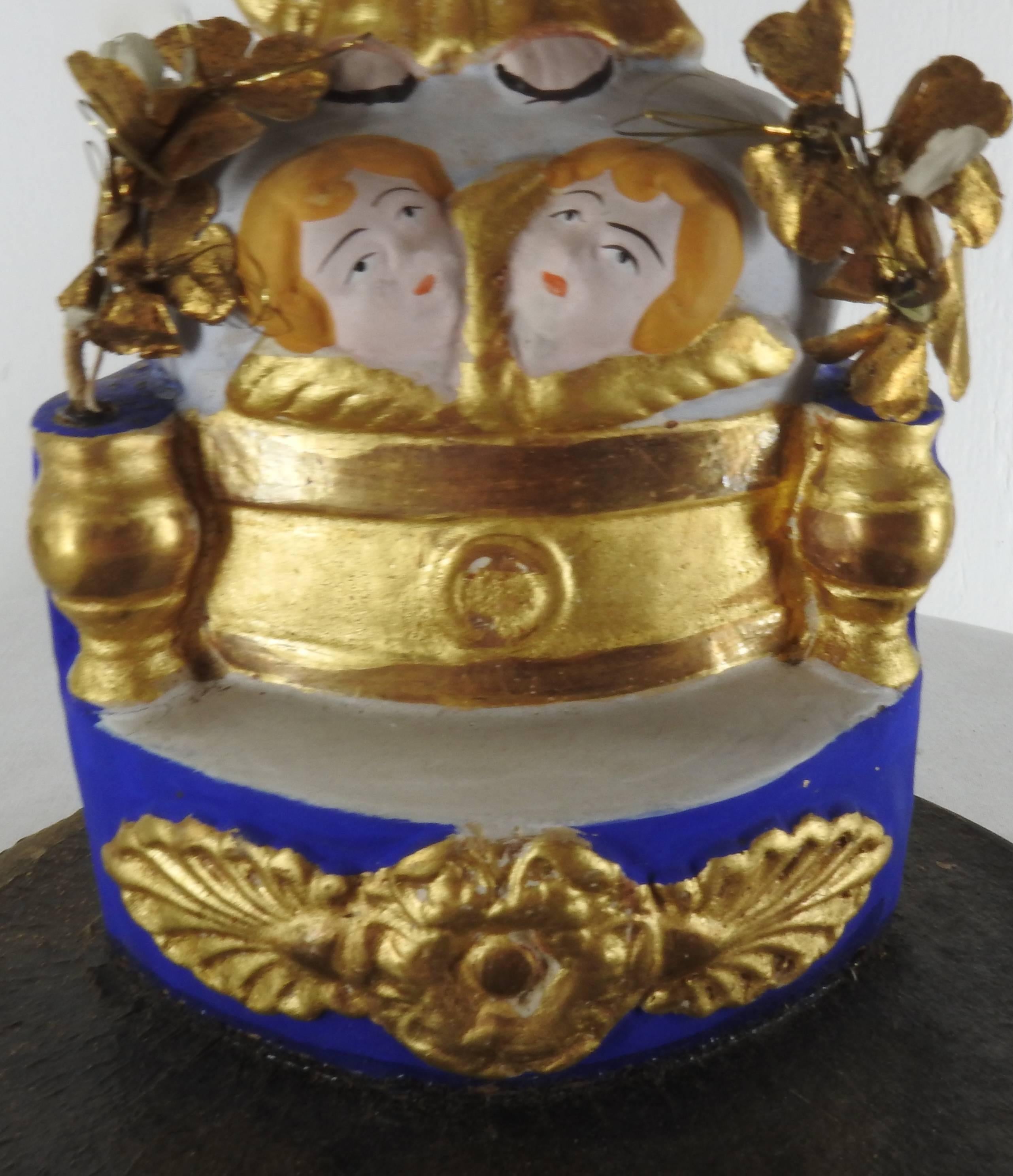 Victorian Italian Gilded Religious Sculptures For Sale