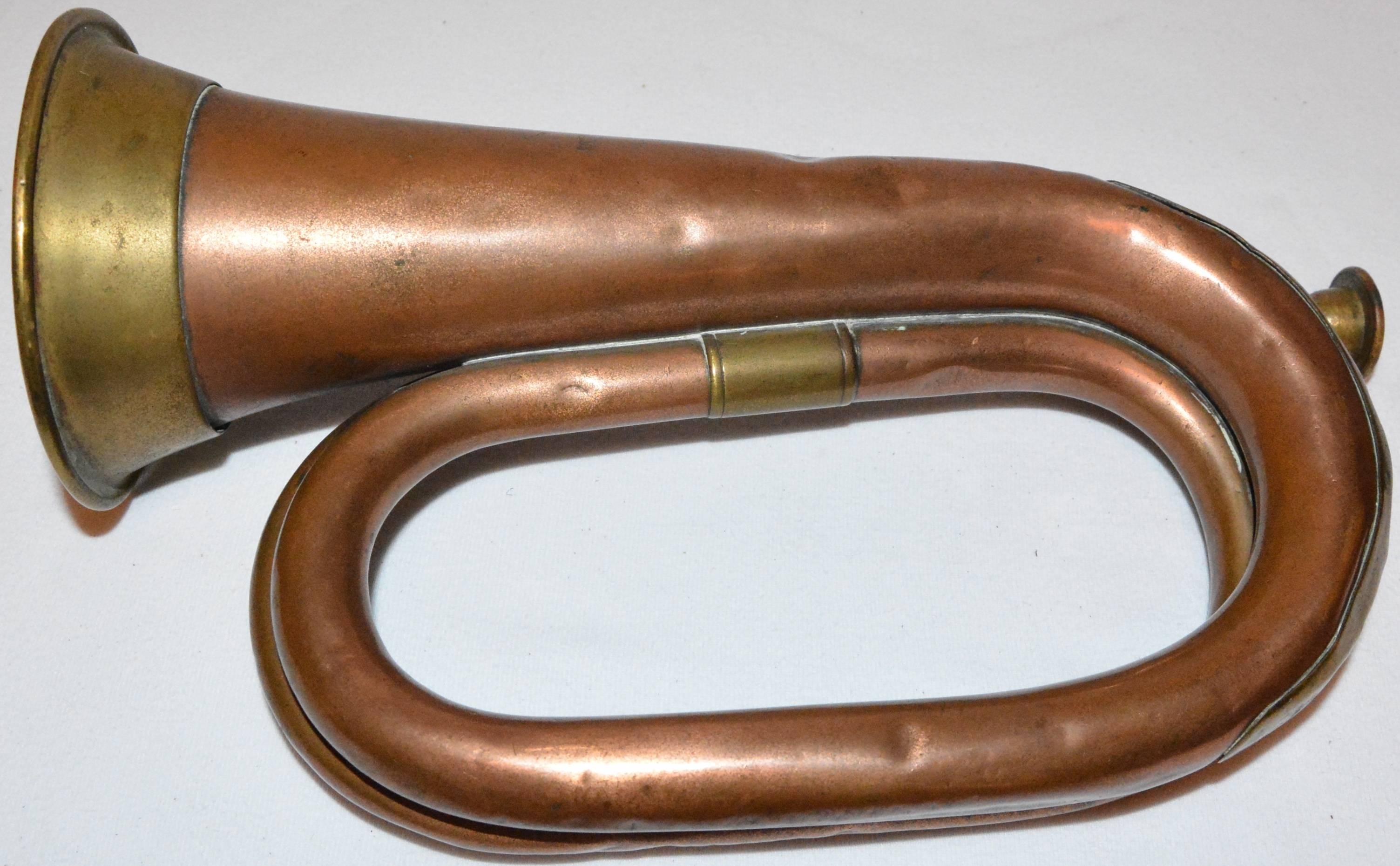 Great Britain (UK) 1941 World War II Henry Pottery & Co. British Copper and Brass Military Bugle