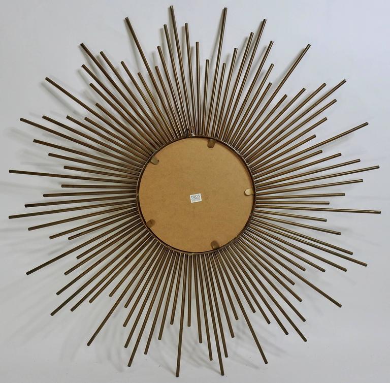 Vintage Starburst Mirror By Twos Company At 1stdibs A Vintage Inspired Starburst Mirror This Features Frame Made Of Various