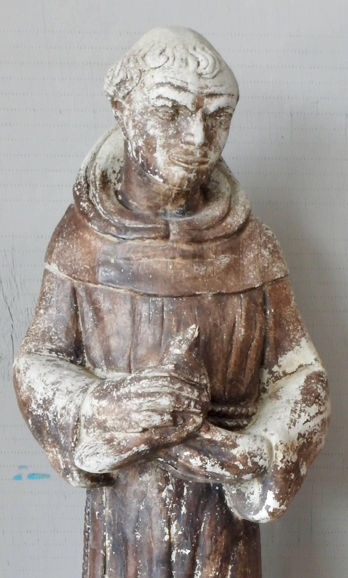 st francis of assisi garden statue stone concrete