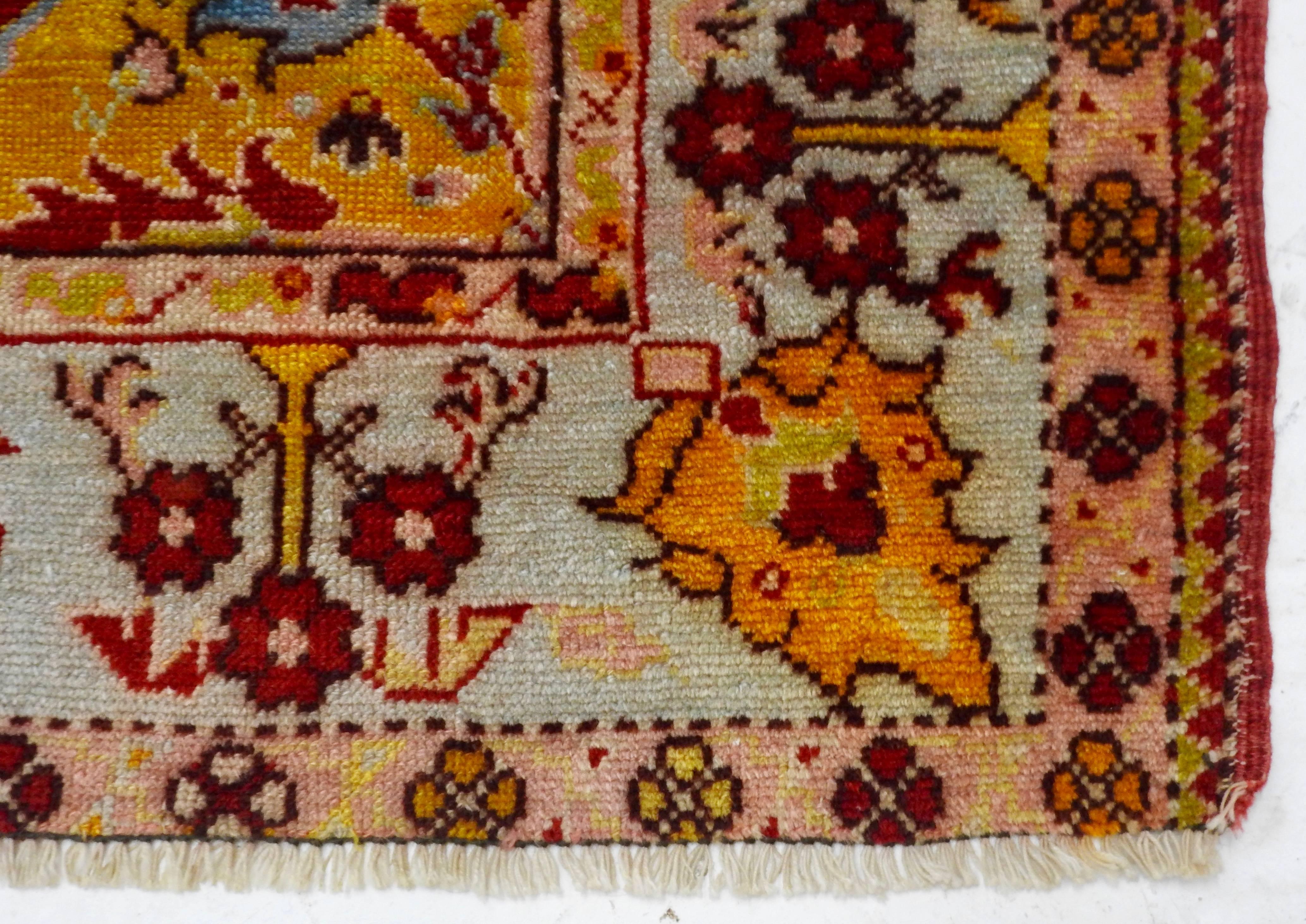 Turkish Oushak Rug, Mid-20th Century For Sale 1