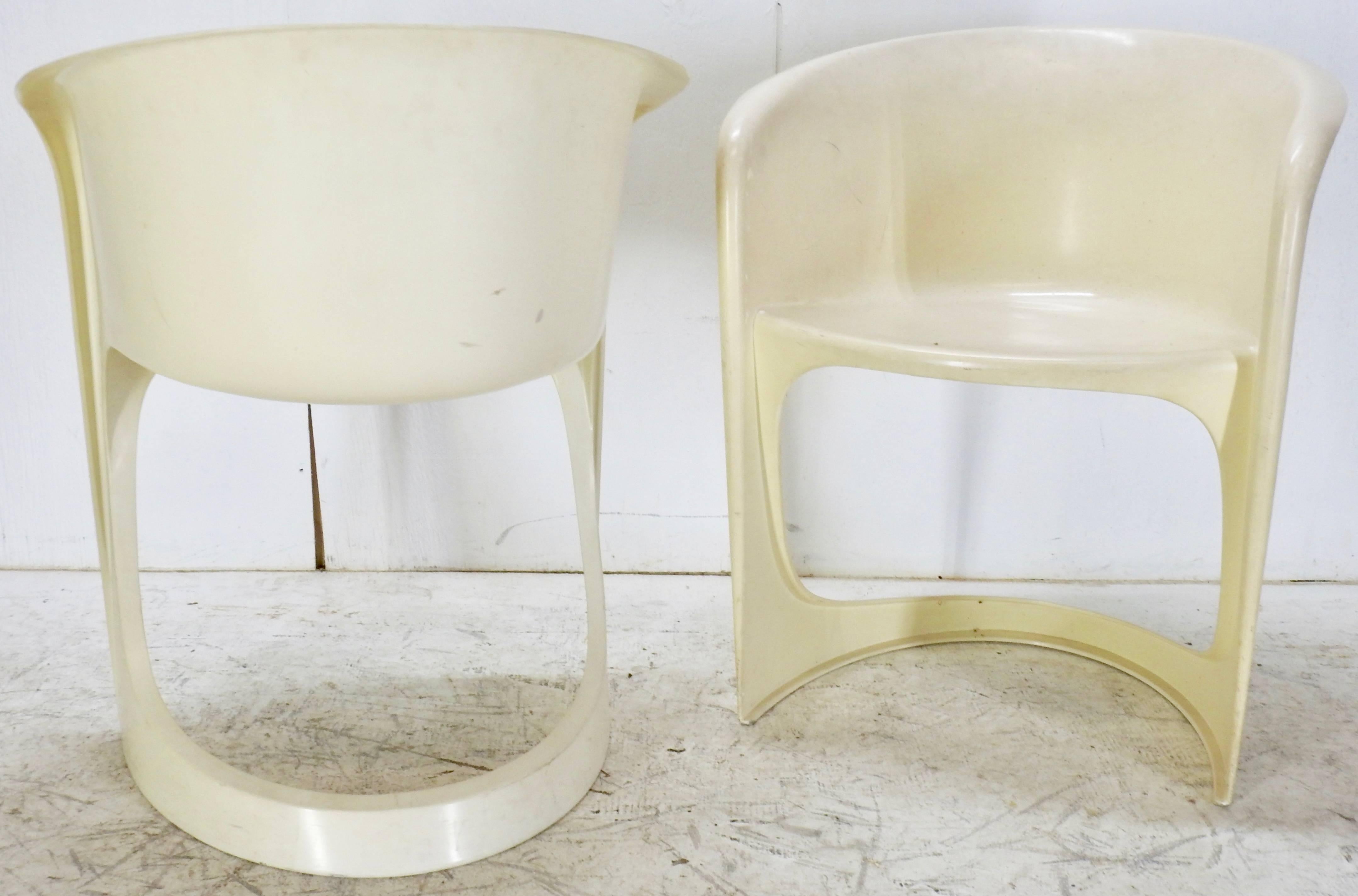 Danish Cado Mid-Century Modern Molded Chairs by Steen Ostergaa