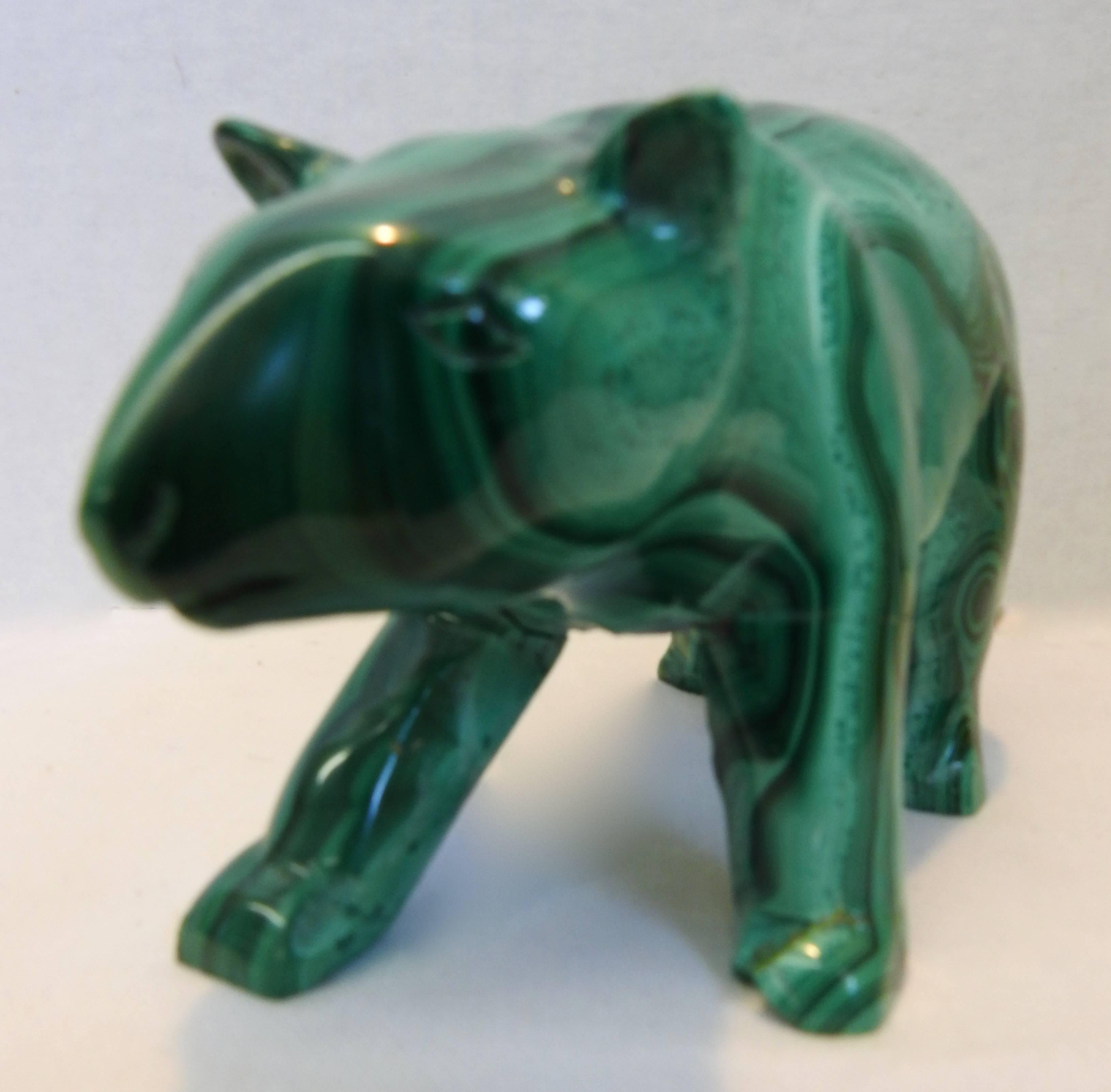 malachite carvings for sale