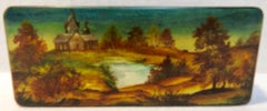 Russian Lacquer Box Hand Painted