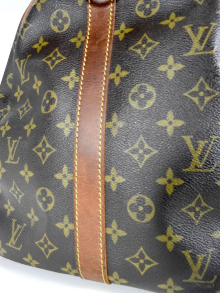 Keepall leather travel bag Louis Vuitton Multicolour in Leather - 34769642