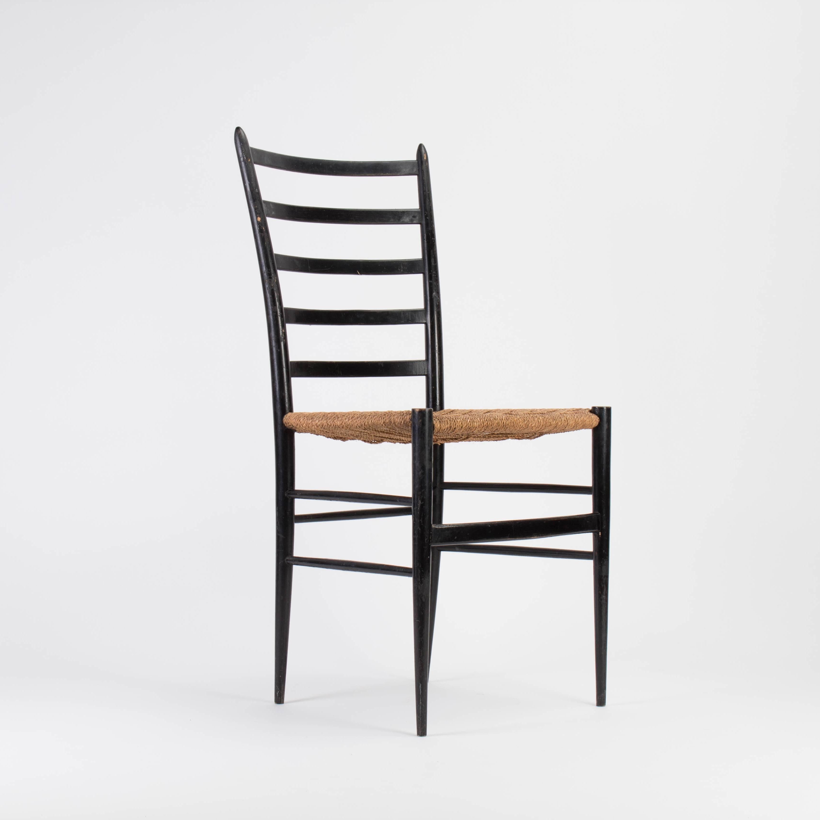 gio ponti ladder back chair