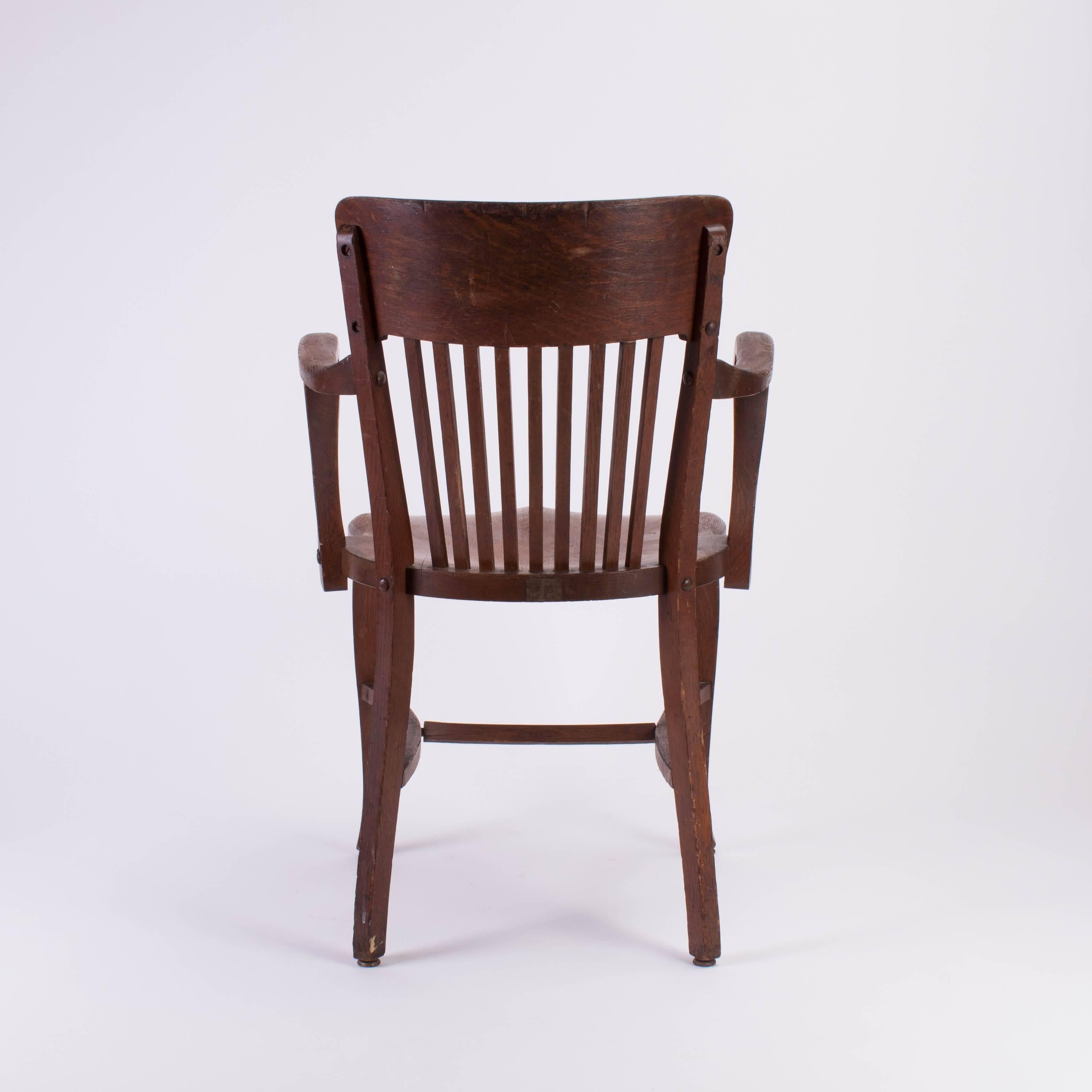 20th Century Wooden Office Chair