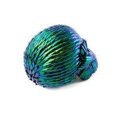 Skull Made of Beetle Wings