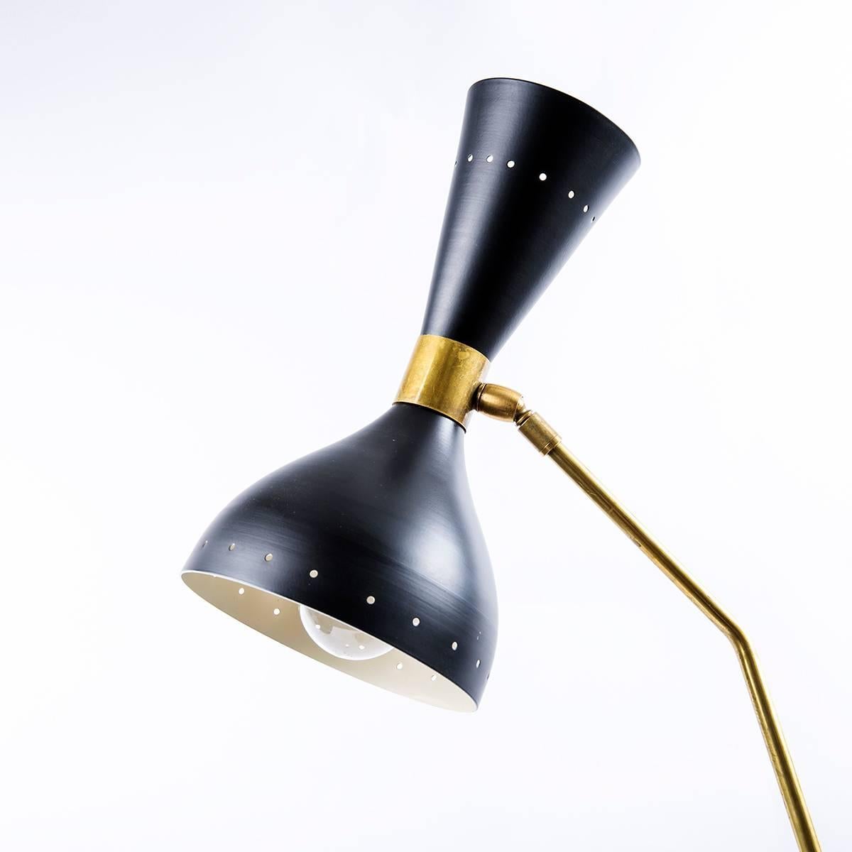 Modern Lamberti & Co. Libra-Lux Table Lamps Attributed to Roberto Menghi 1950