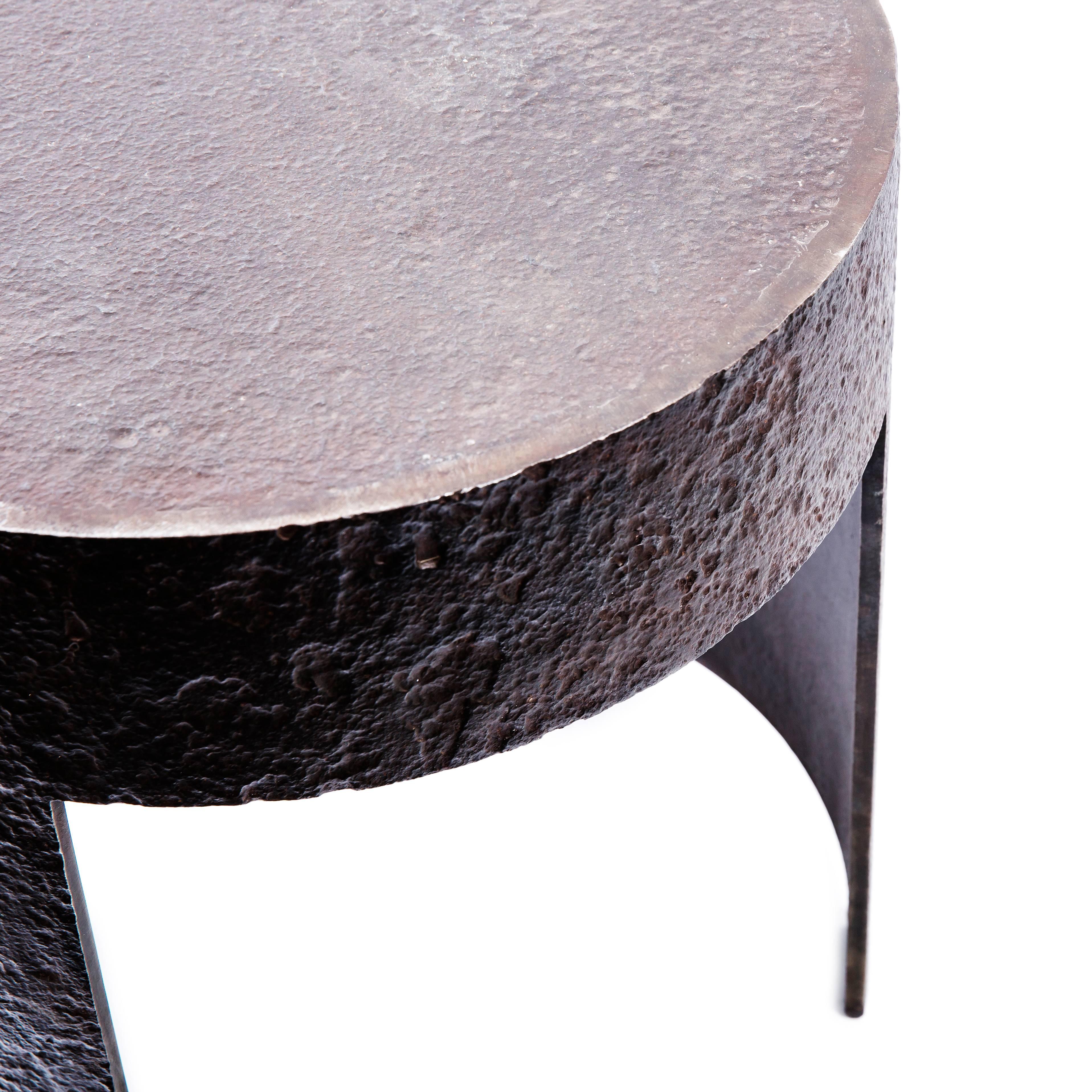 Modern Jerome Abel Seguin Iron Stool Table For Sale