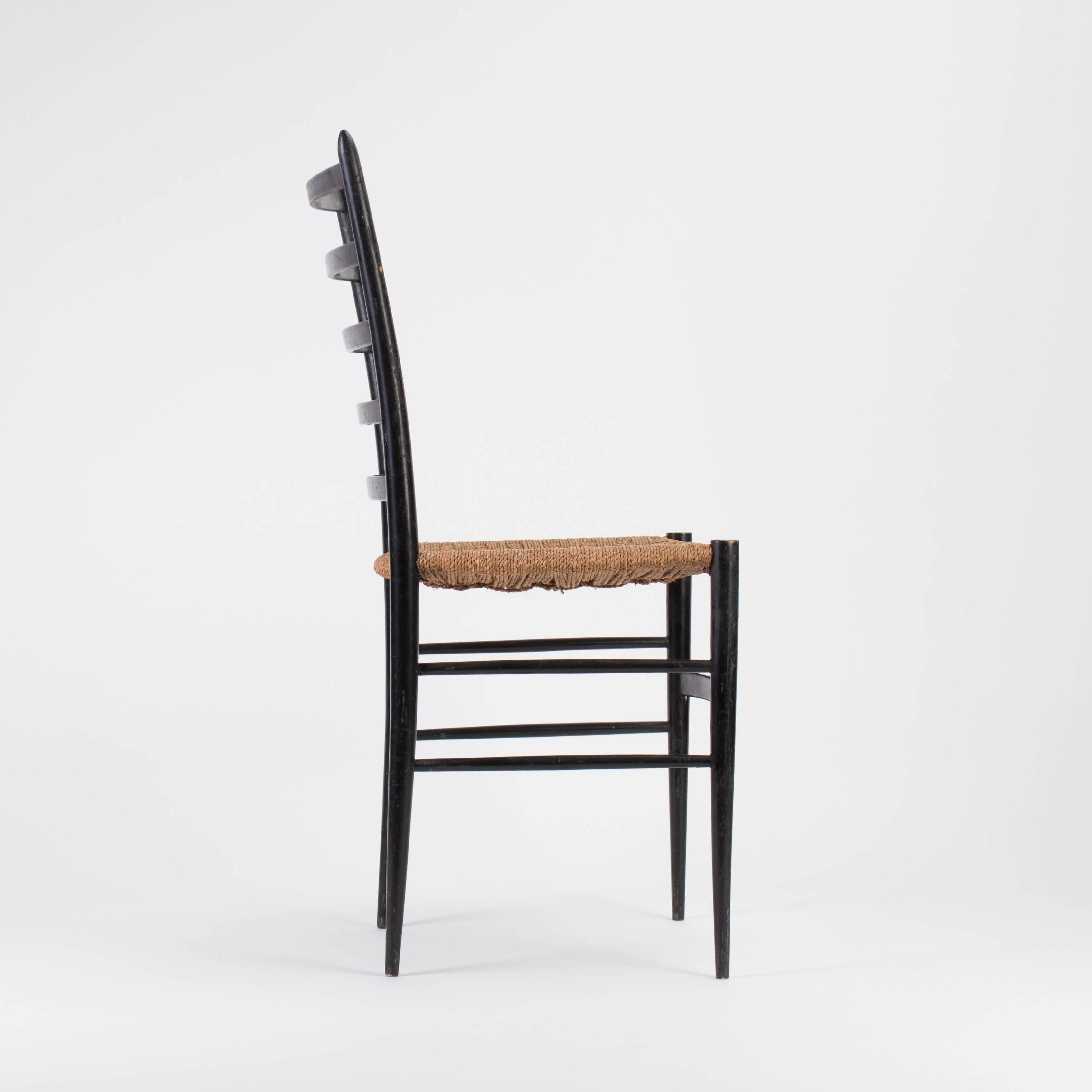 gio ponti style chairs
