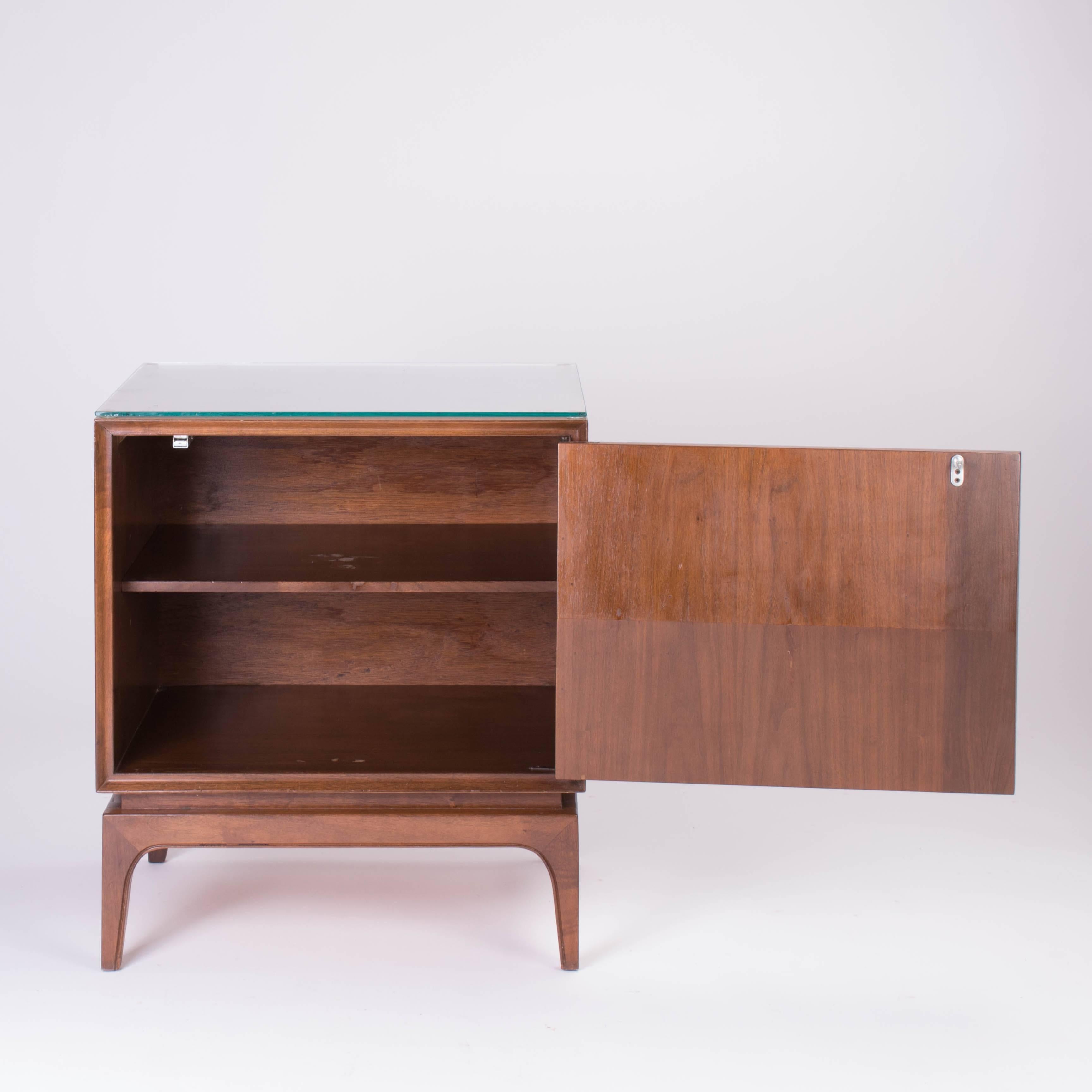 Mid-Century Modern Teak Cabinets by Albert Parvin for American of Martinsville 3