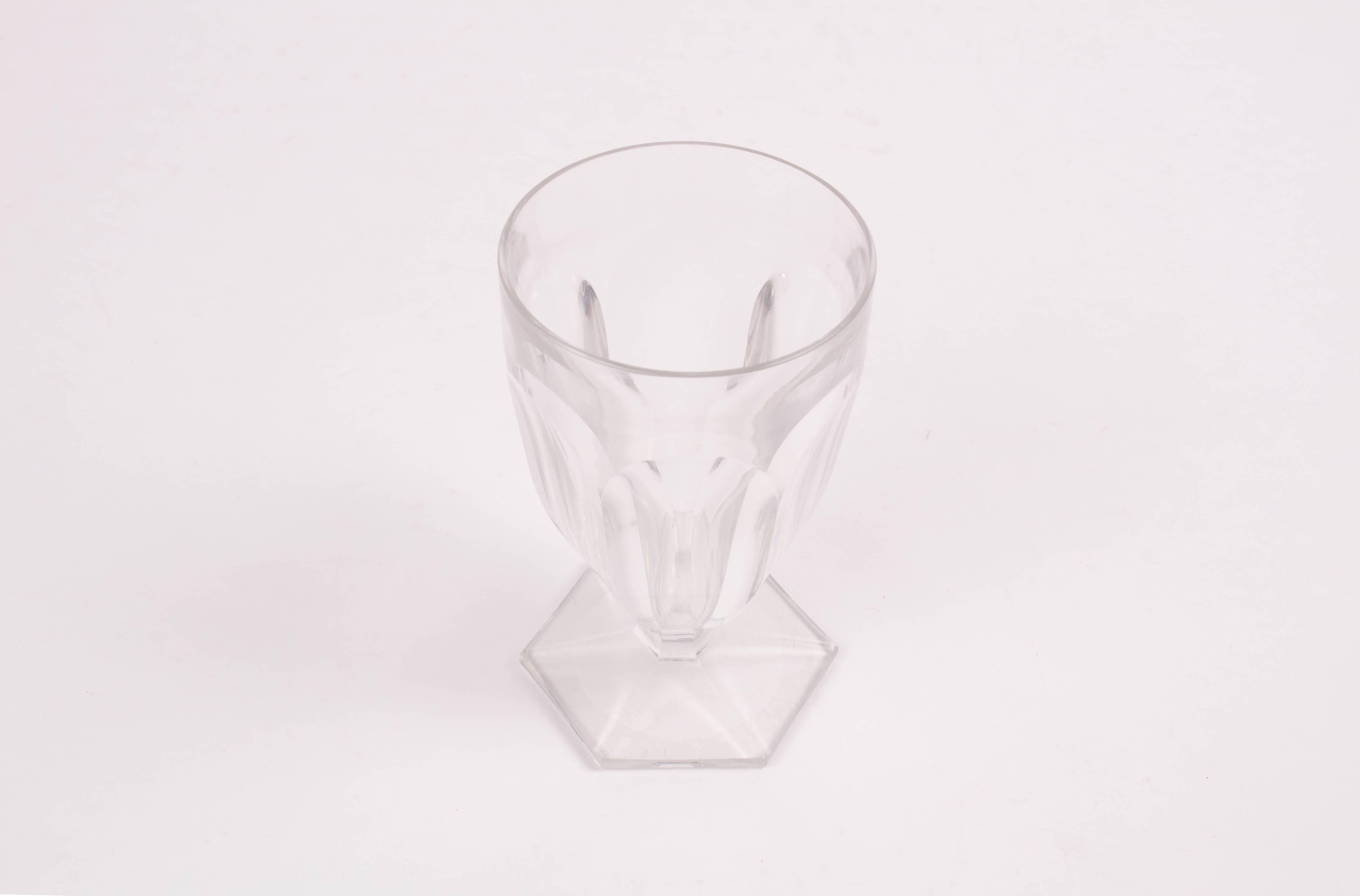 20th Century Set of Six Baccarat Water Glasses