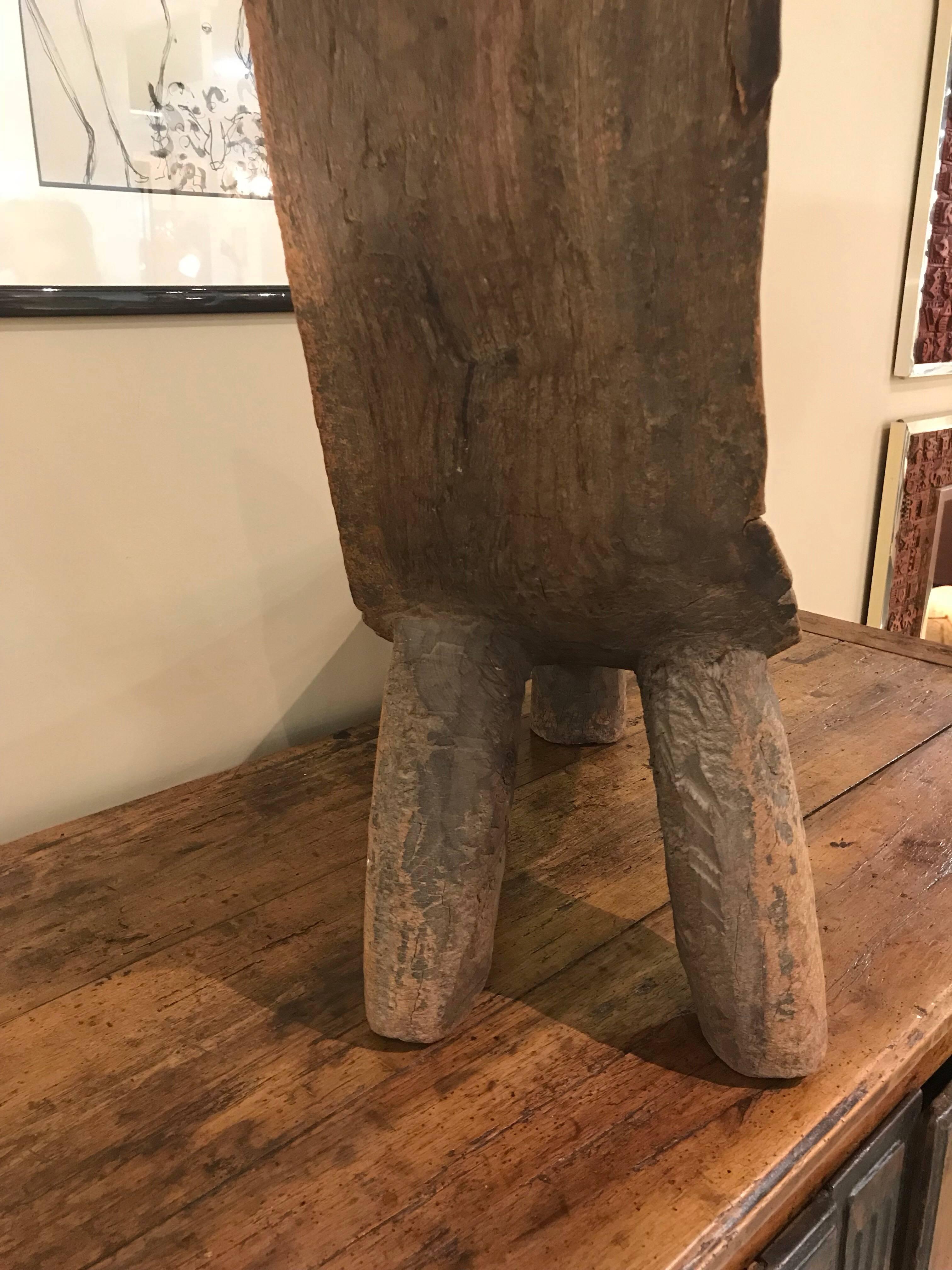 Mid-Century Modern Dagalo African Lobi Tribal Deck Chair Burkina Faso, Ivory Coast For Sale