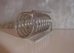 Yonel Lebovici "Ressort" Chrome Letter Rack/Card Holder Produced for Distemex