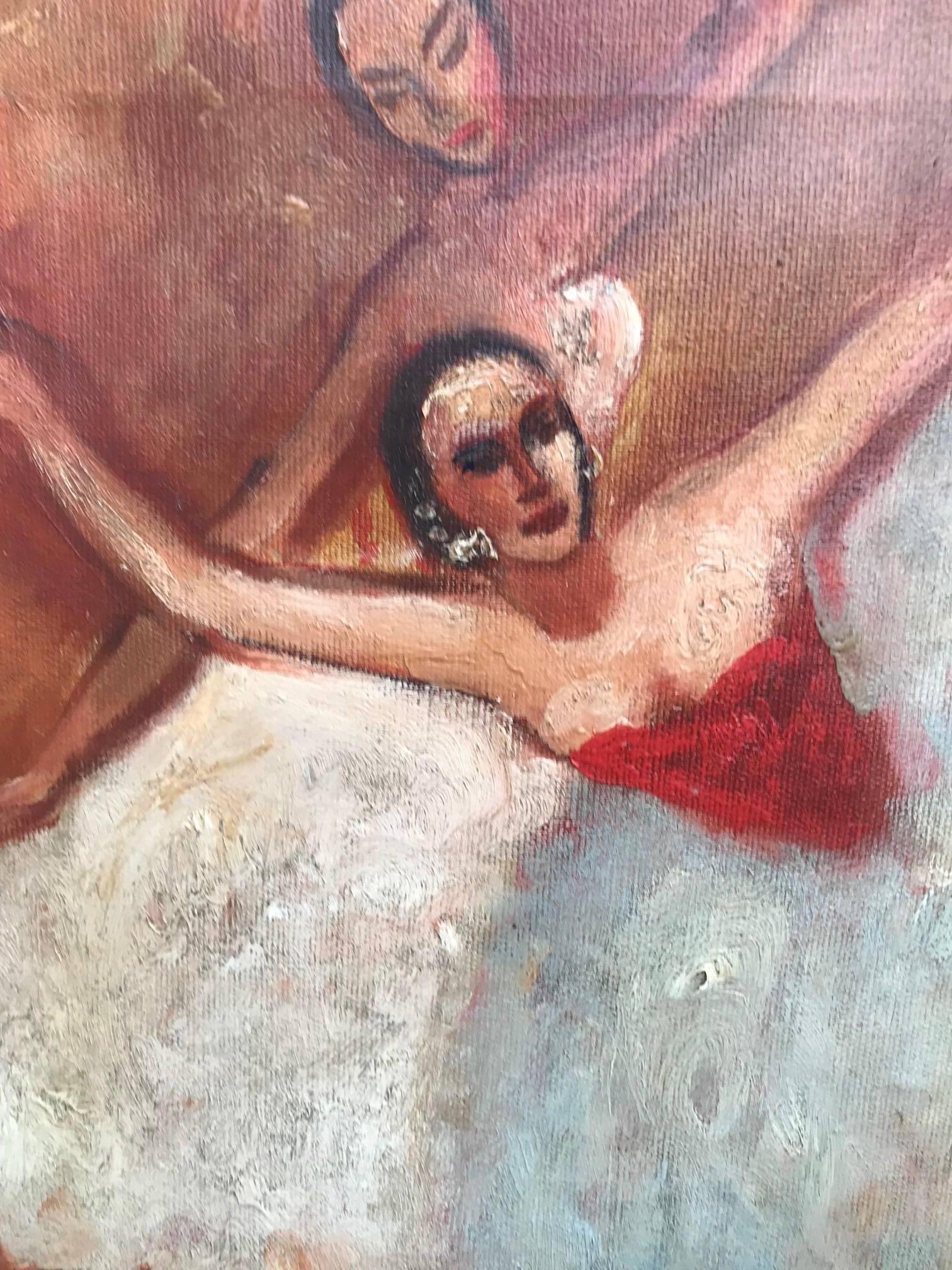 Mary Audsley British Artist, Ballerinas In Good Condition For Sale In London, GB