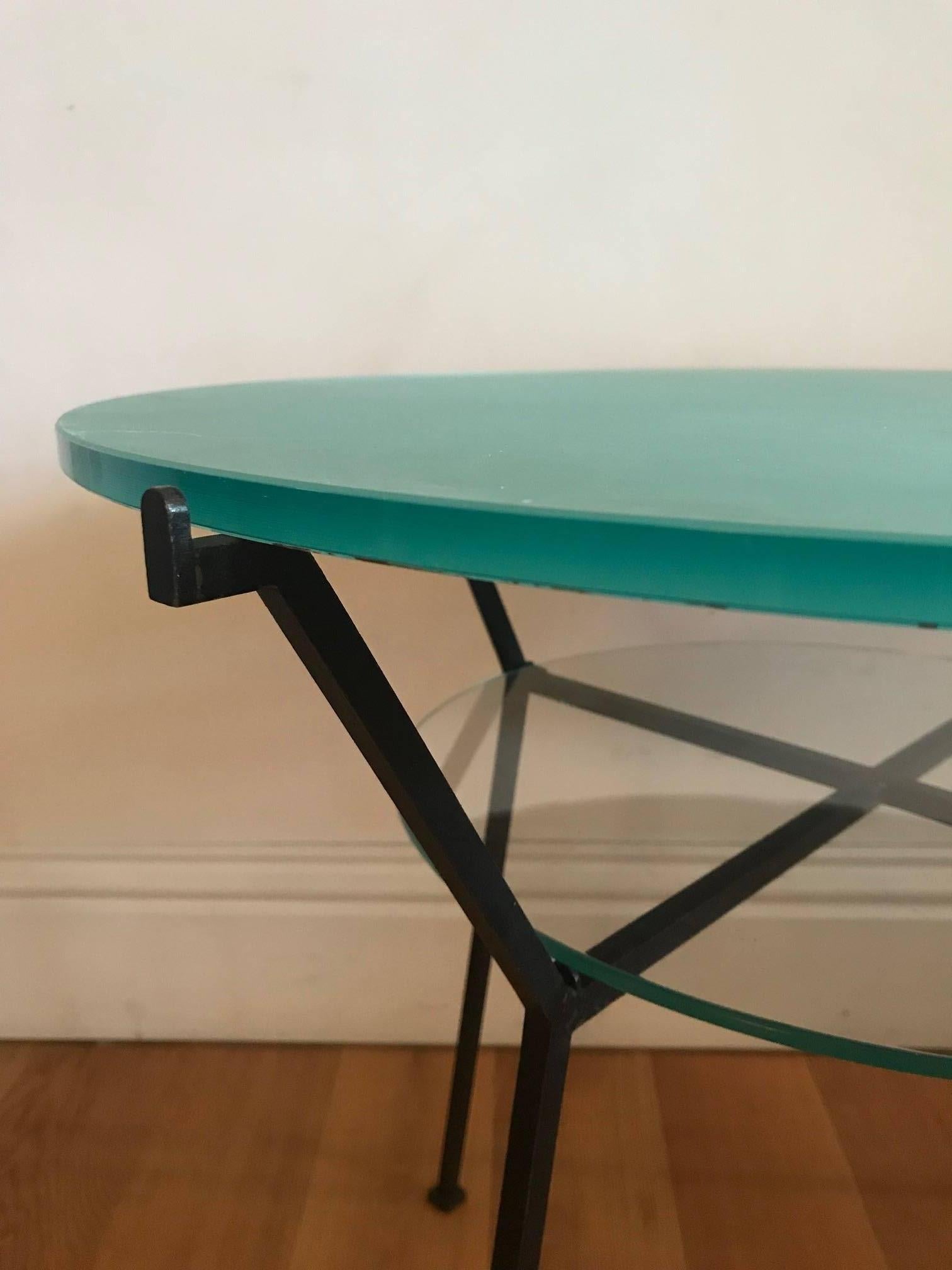 Mid-Century Modern Charles Ramos Side Cocktail Table, French, circa 1960s For Sale