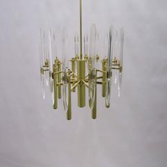 Chandelier Second Half of the 20th Century Gaetano Sciolari