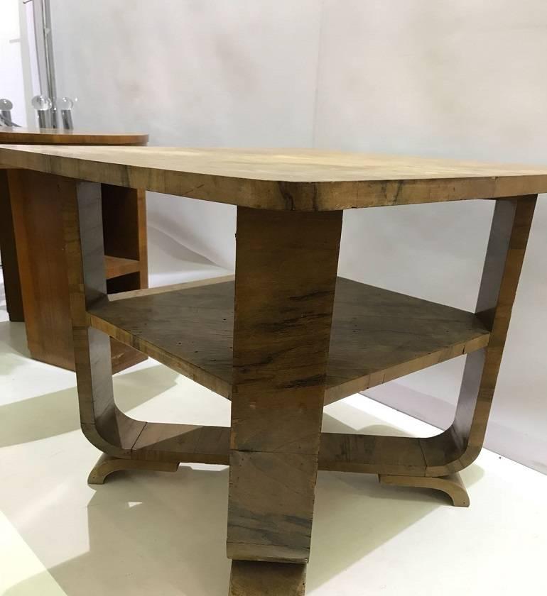 Hardwood Coffee Table Art Deco in Root