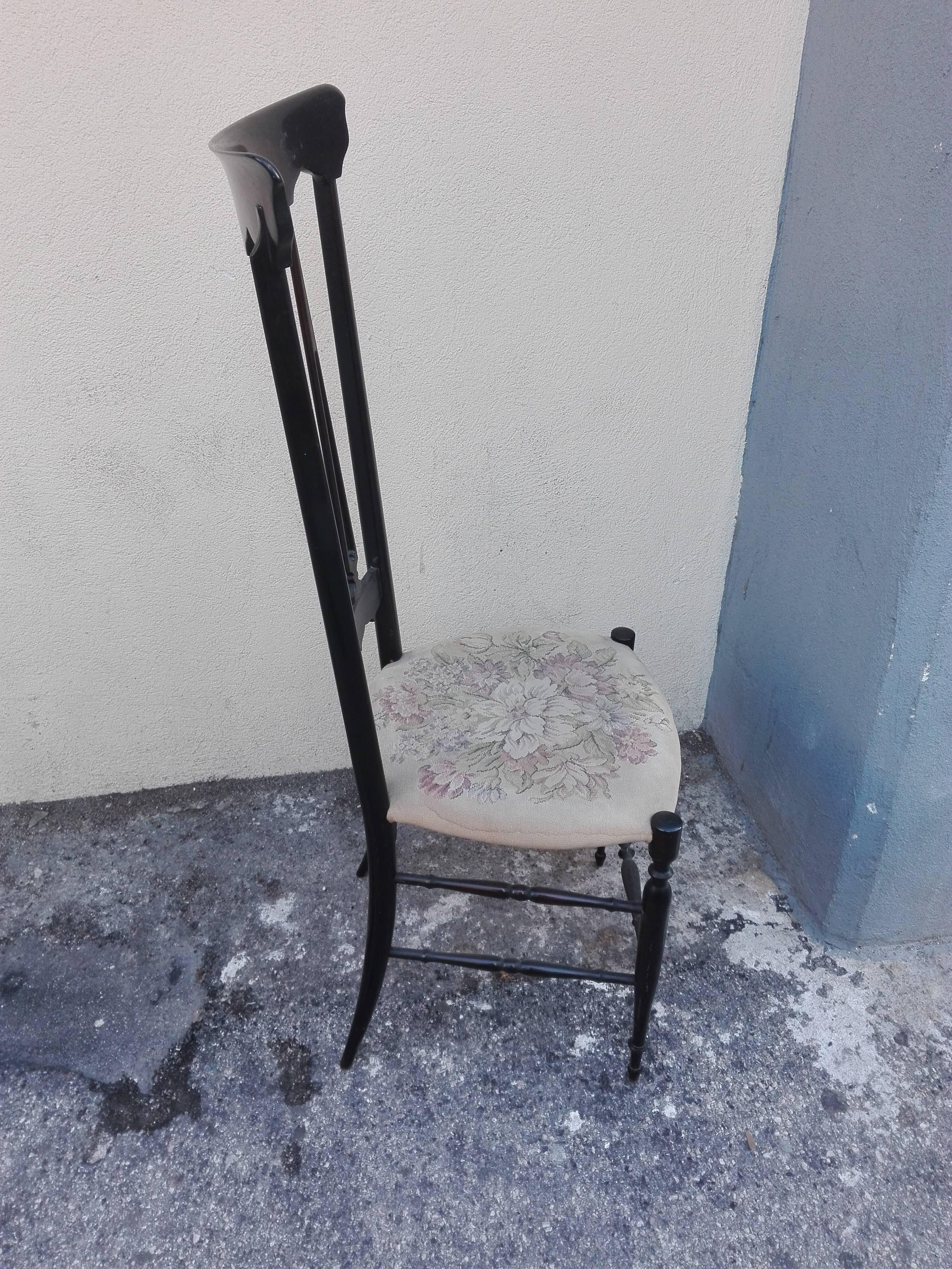 Chair Attributed to Gio Ponti In Good Condition In Palermo, Italia