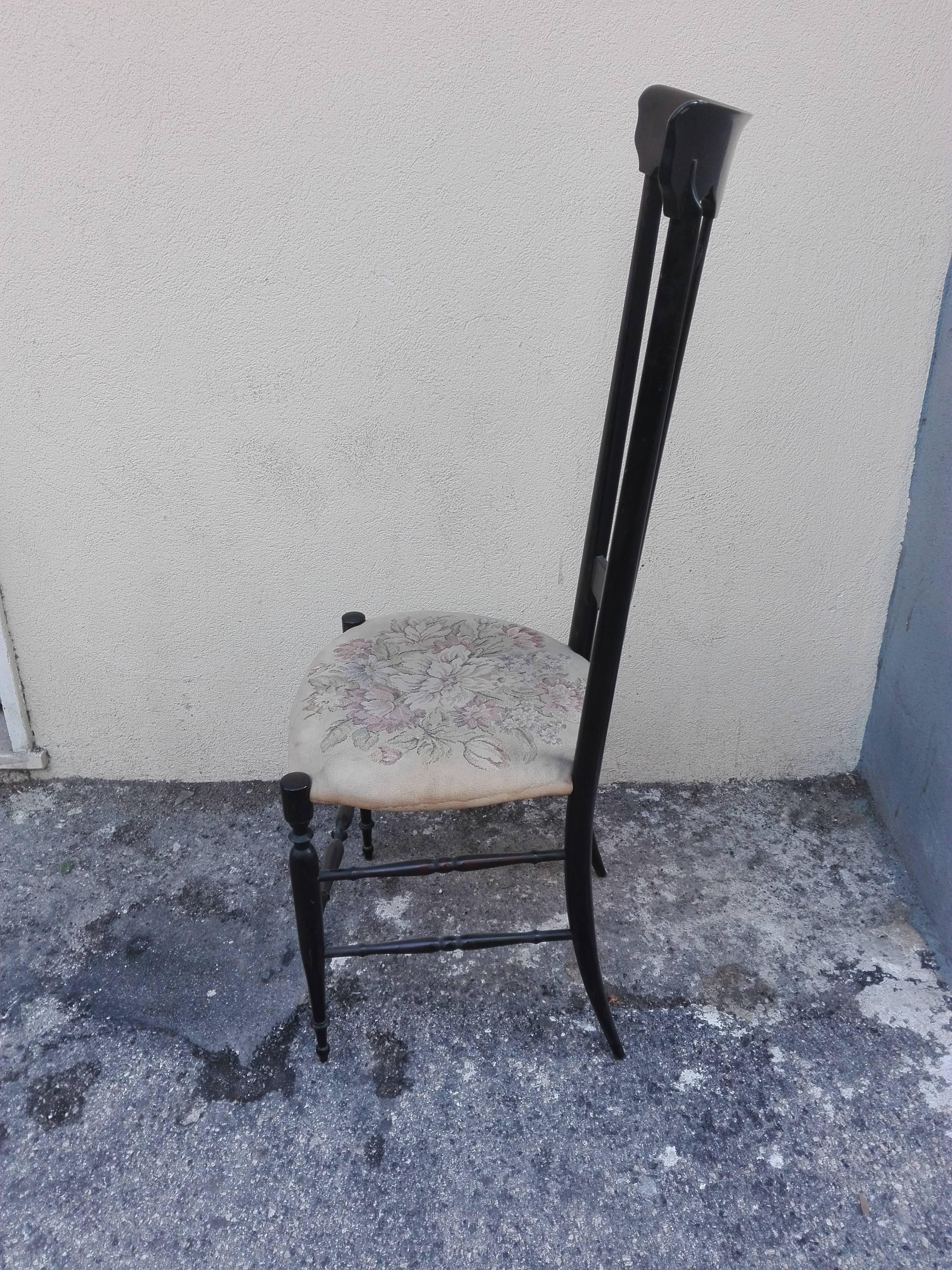 Italian Chair Attributed to Gio Ponti