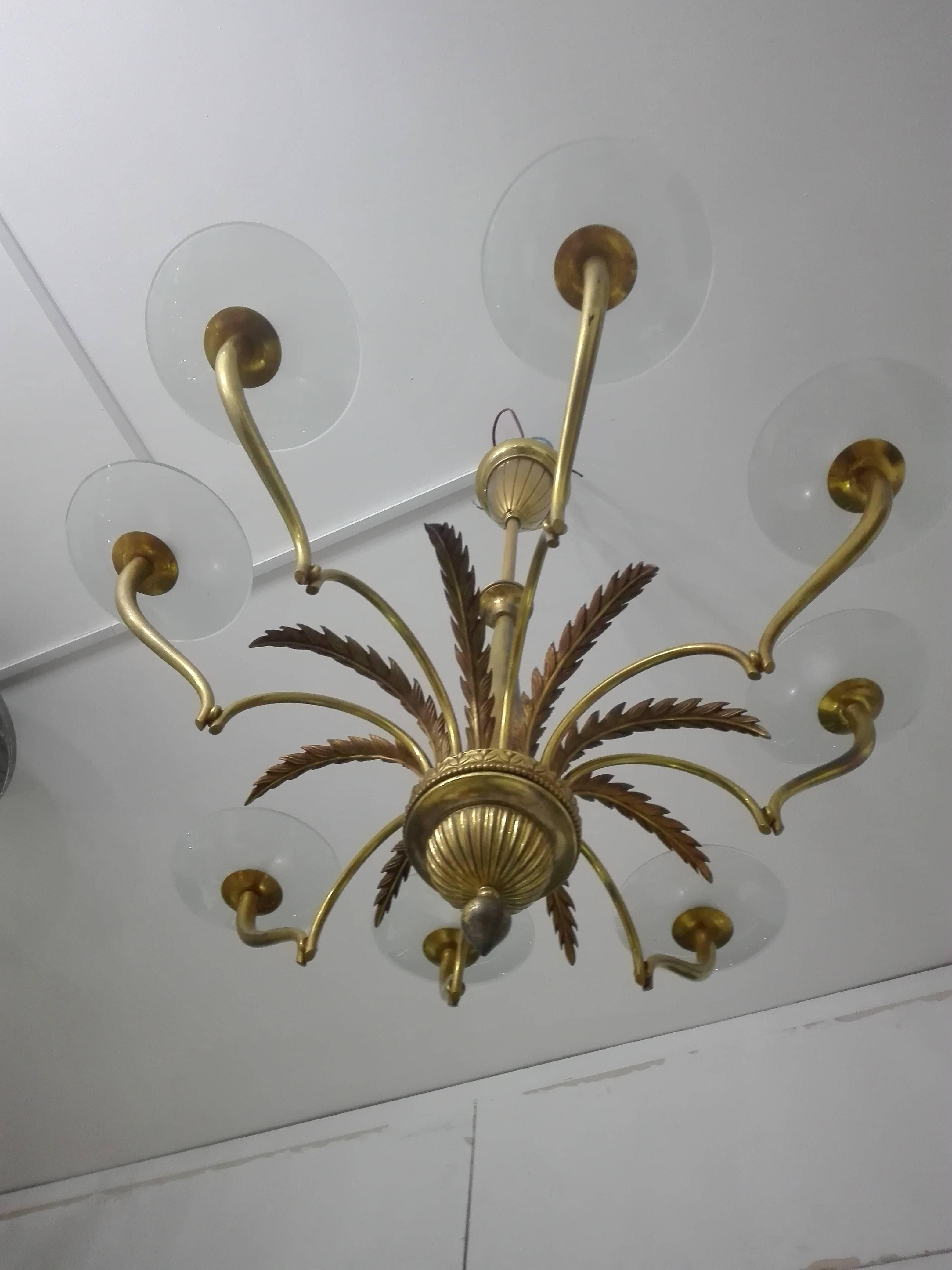 Hand-Crafted Chandelier Empire Style For Sale