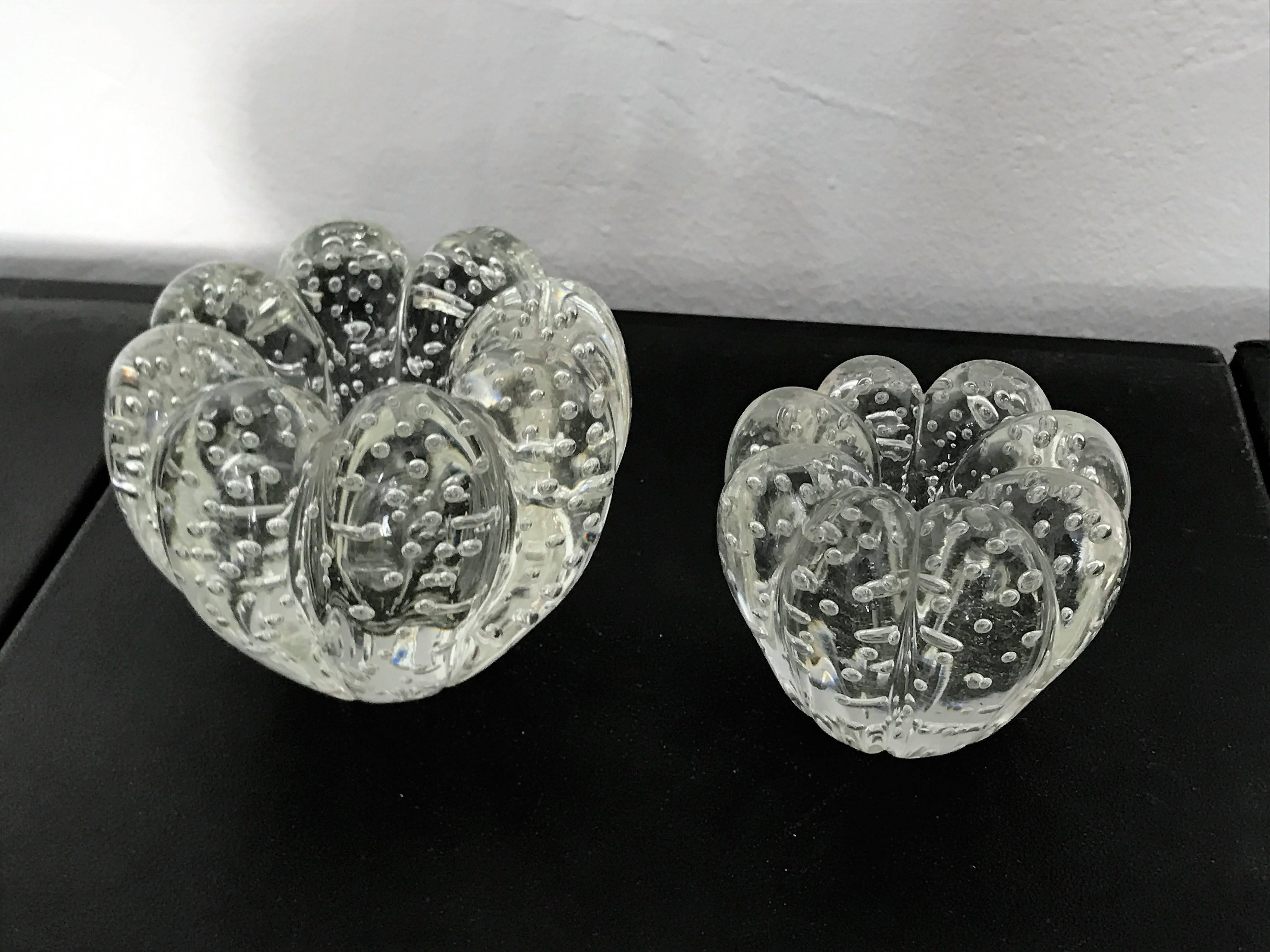 Set of Ashtrays Borovier & Toso, Glass Murano, Italia, 1950 3