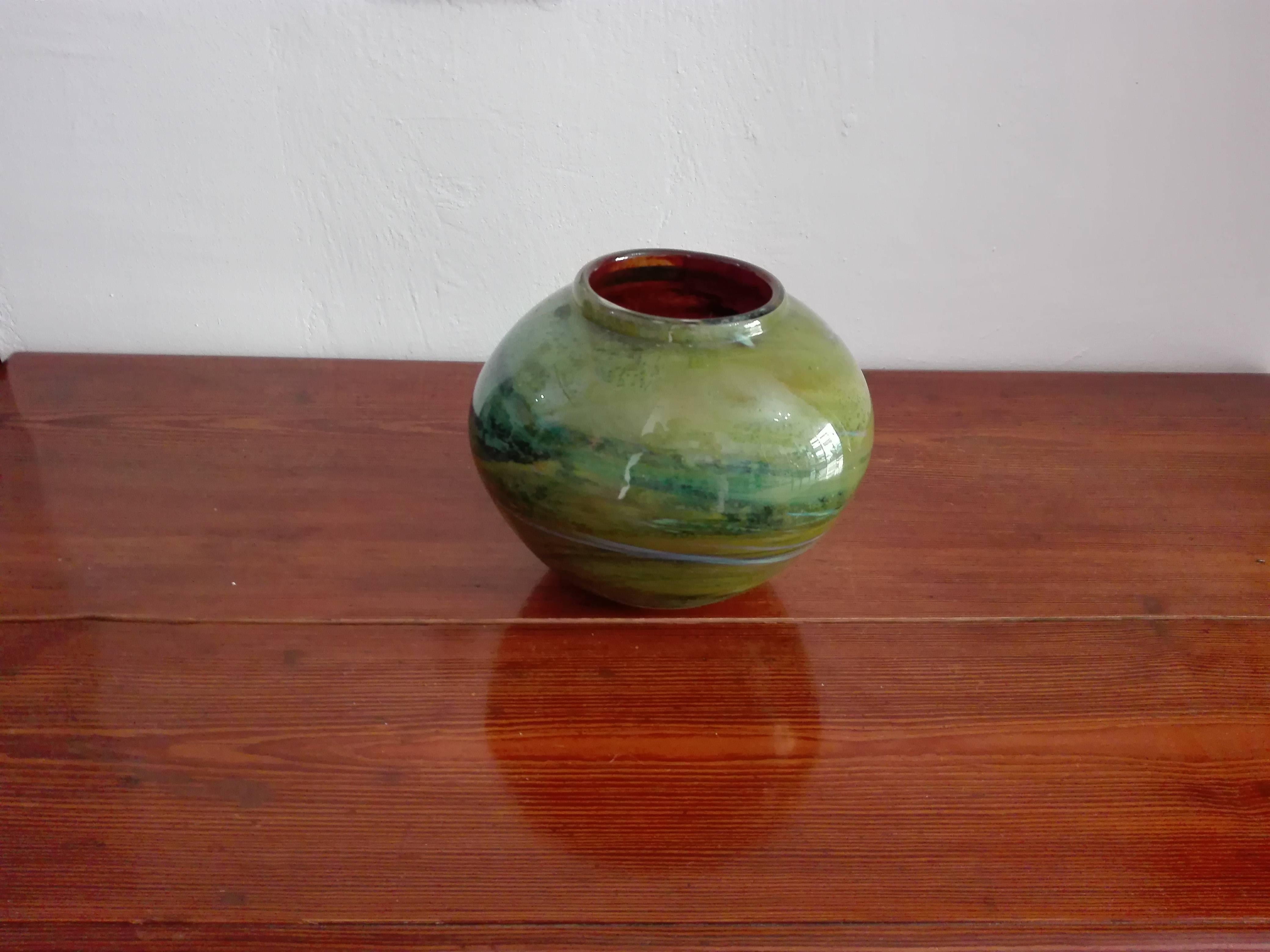 Mid-20th Century Vase Murano Borovier and Toso For Sale
