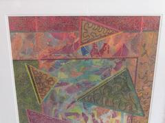 Mixed-Media Piece "Triangle Variations" by Jo Ann Durham