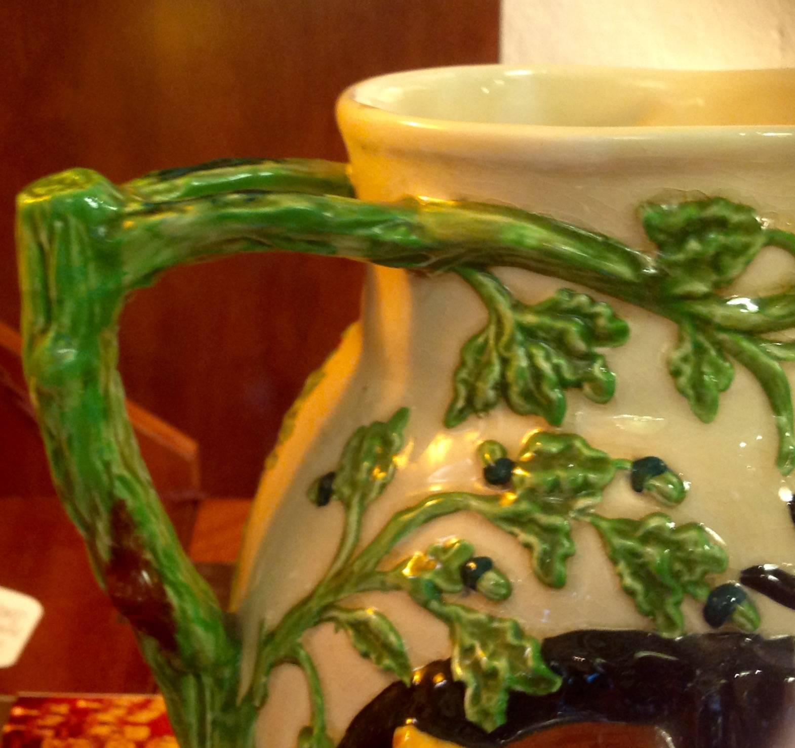English Mason's Patent Ironstone China Pitcher